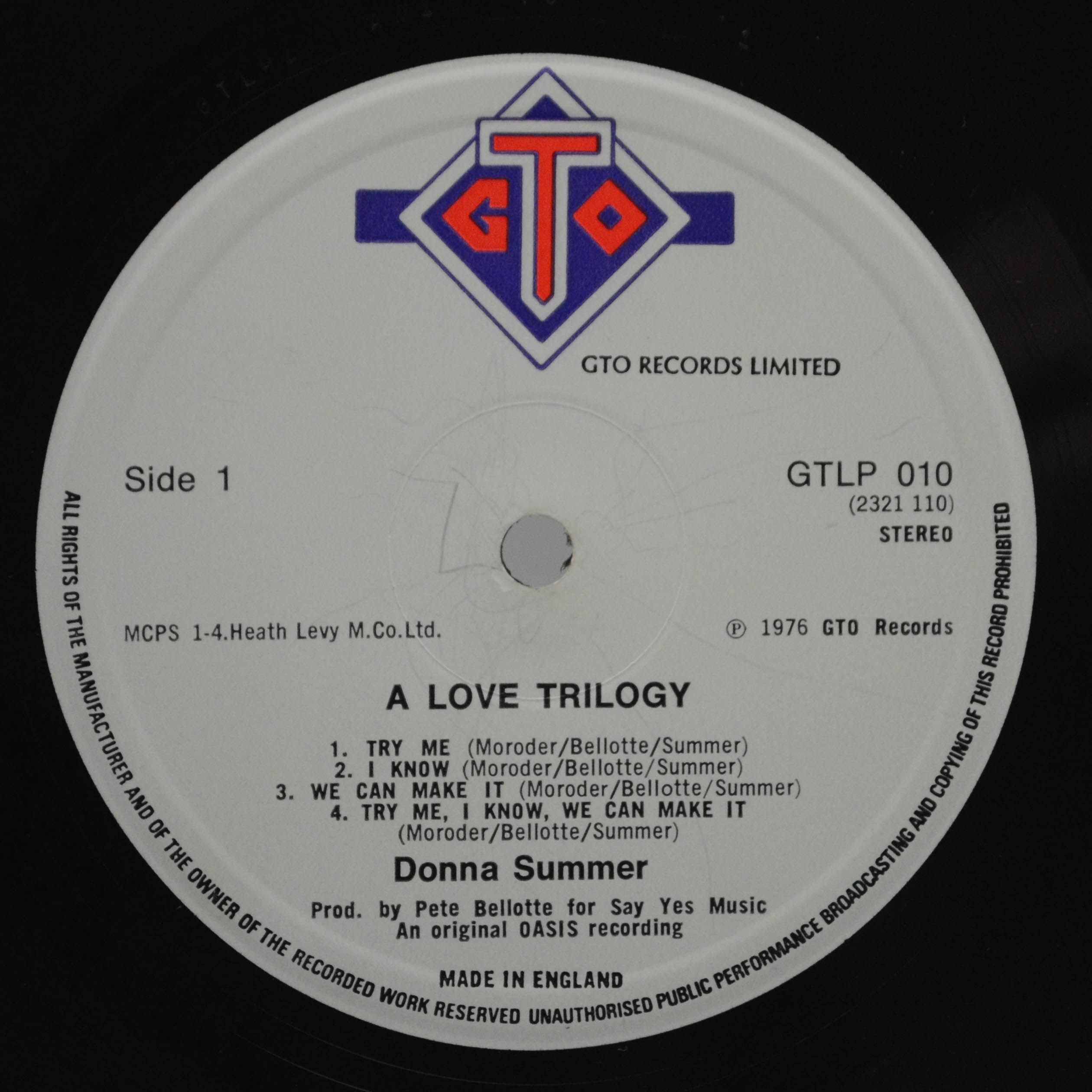 Donna Summer — A Love Trilogy, 1976