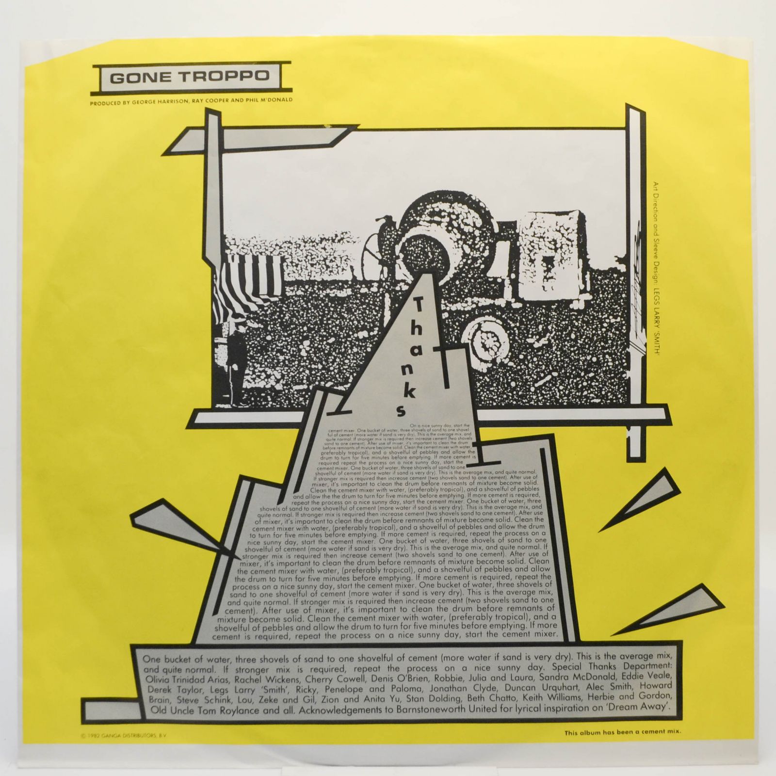 George Harrison — Gone Troppo, 19??