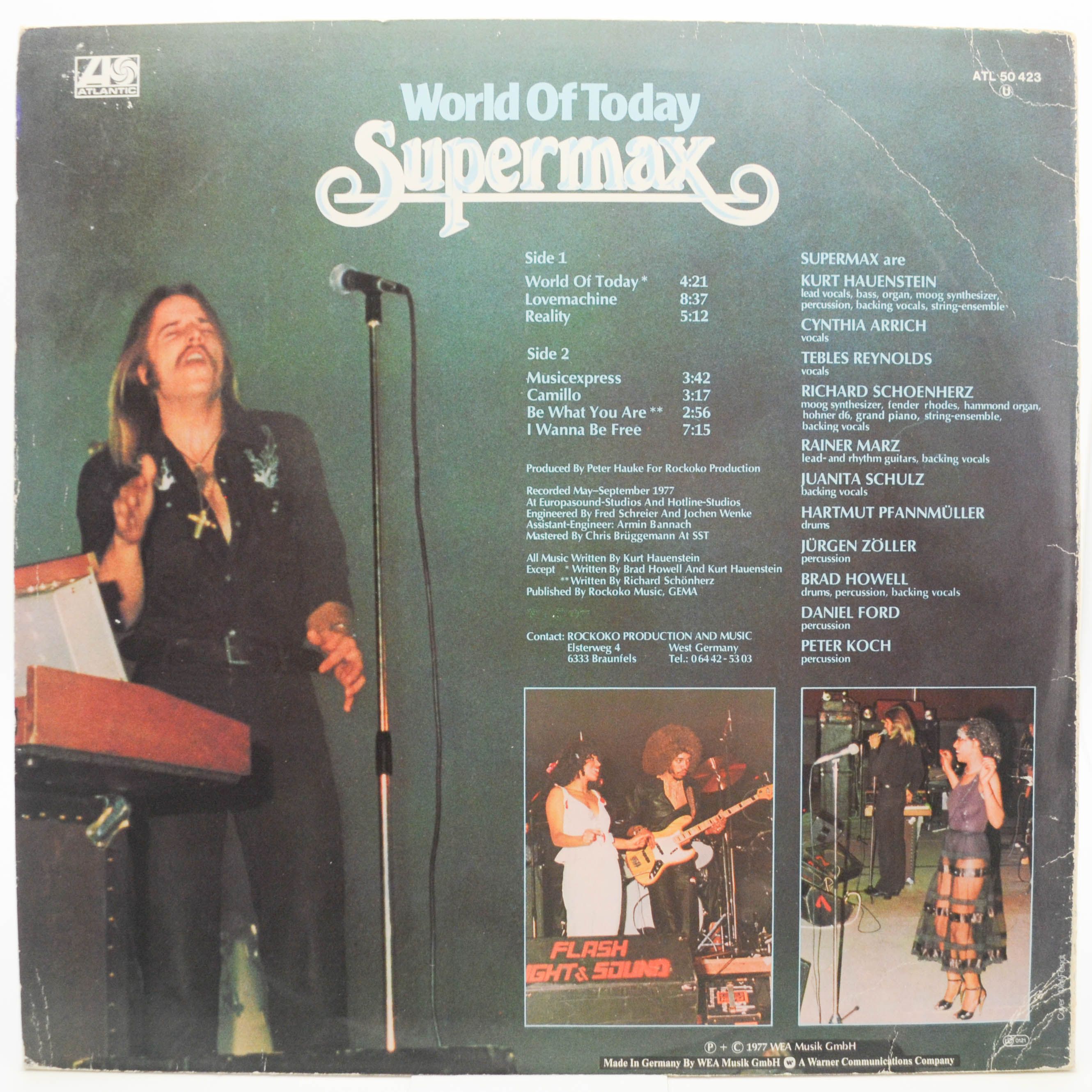 Supermax — World Of Today, 1977