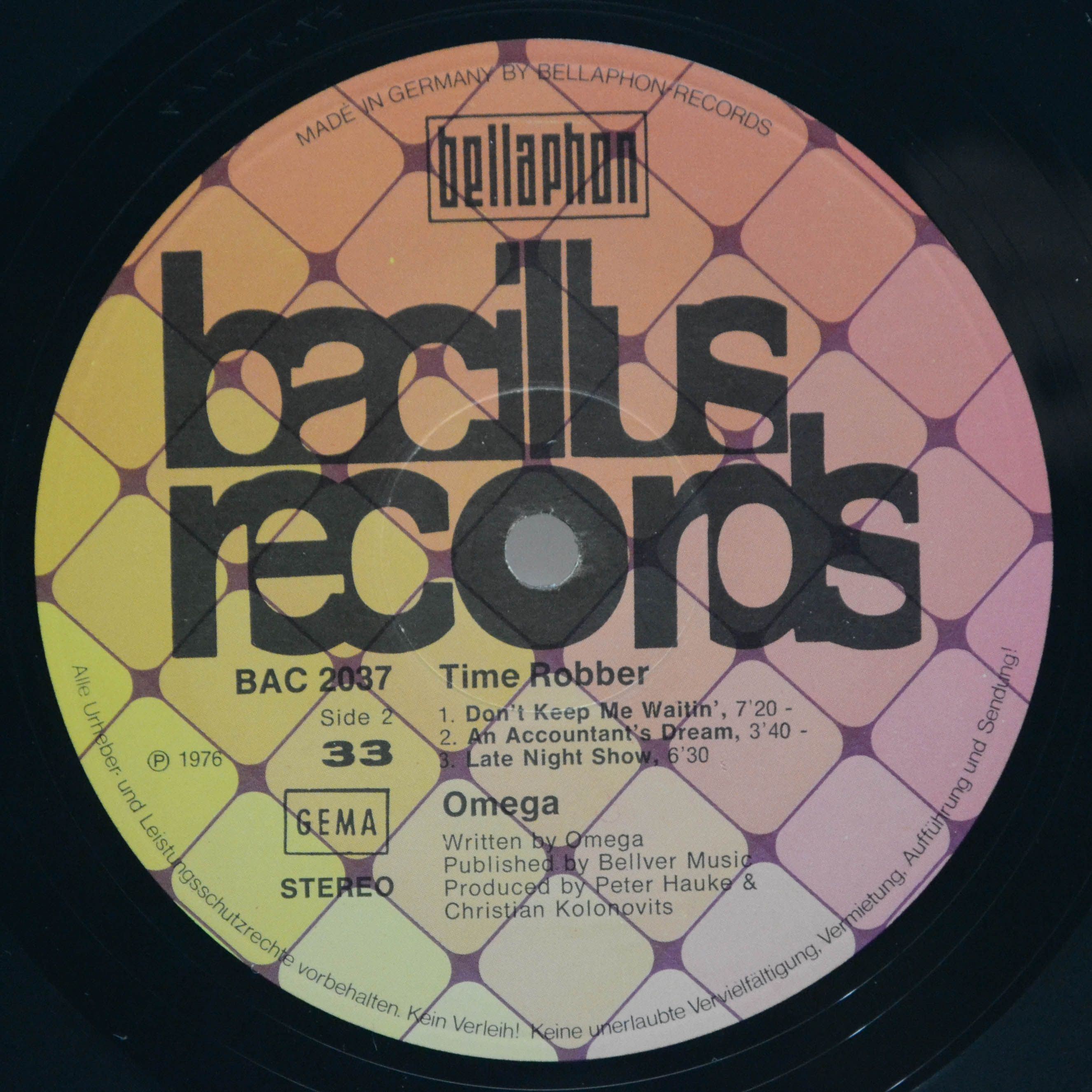 Omega — Time Robber, 1976