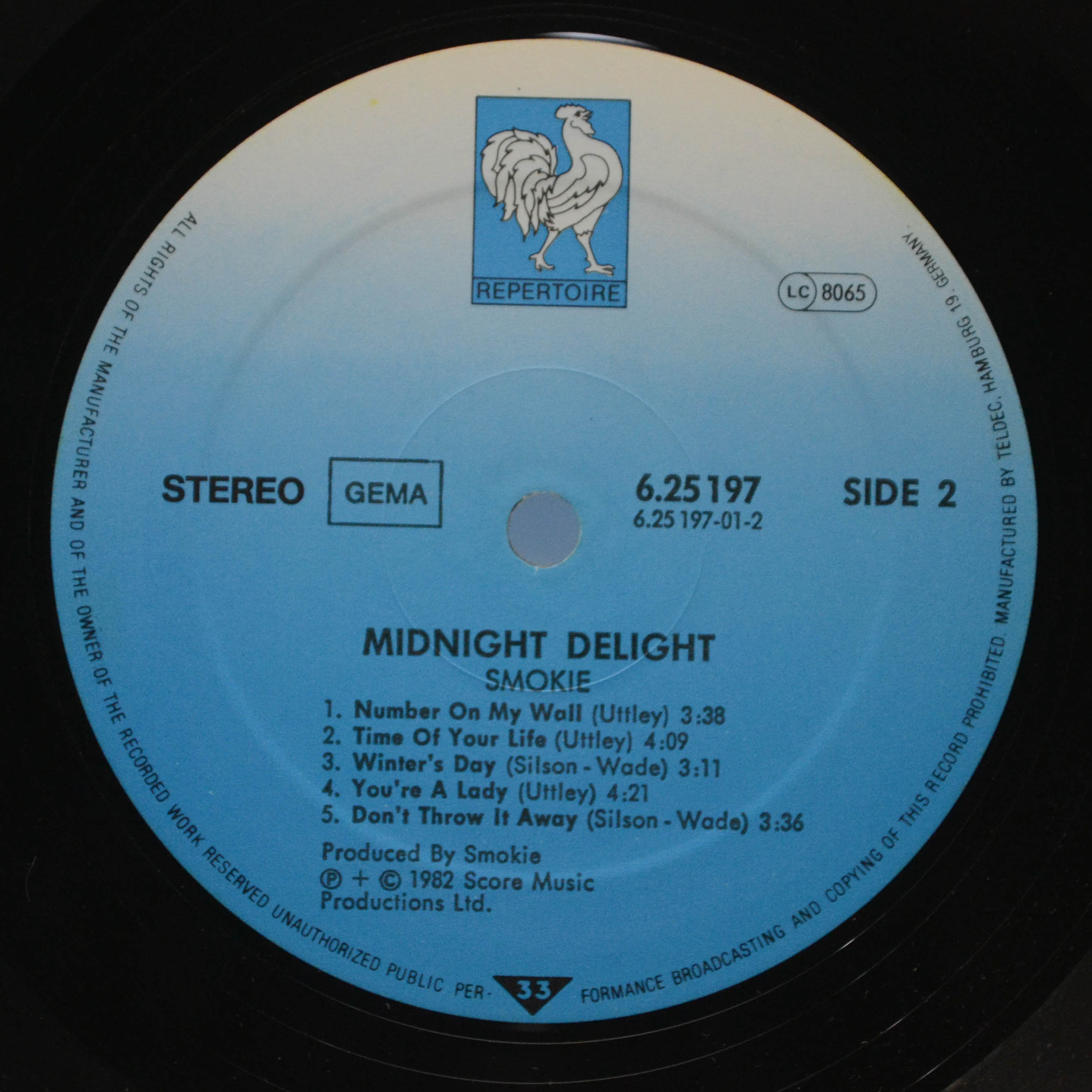 Smokie — Midnight Delight, 1982