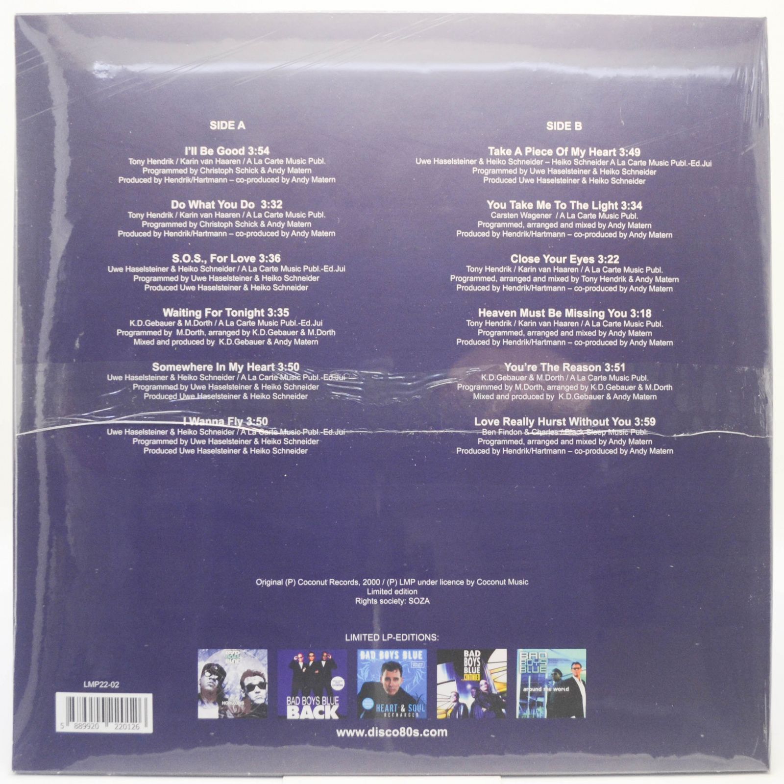 Bad Boys Blue — Tonite, 2022