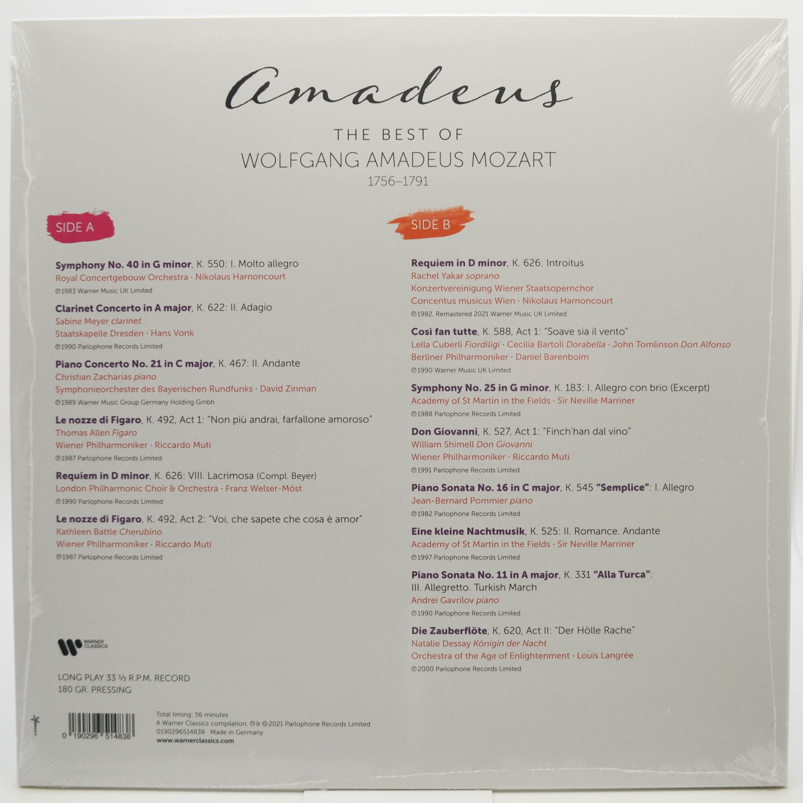 Mozart — Amadeus: The Best Of Mozart, 2021