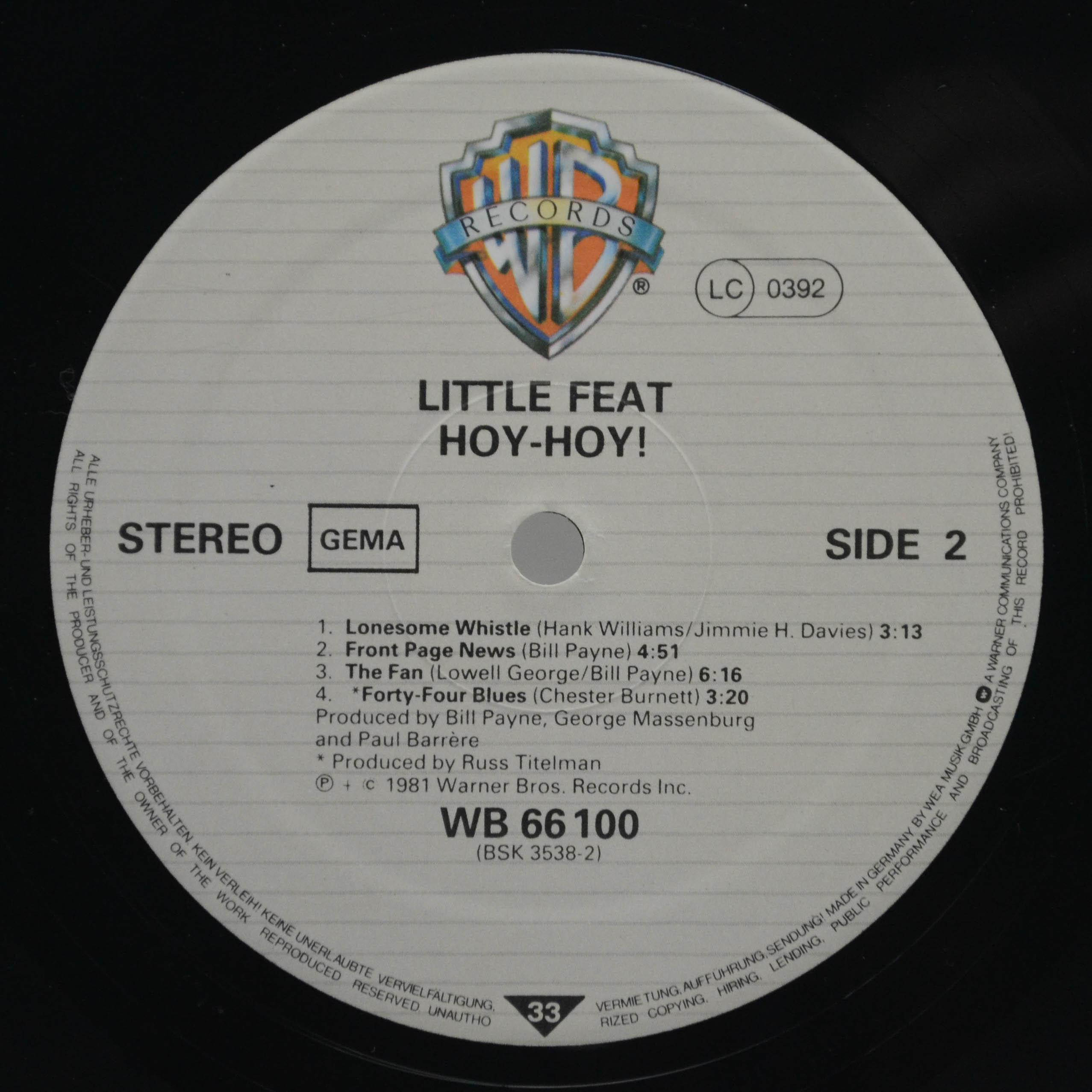 Little Feat — Hoy-Hoy! (2LP, booklet), 1981