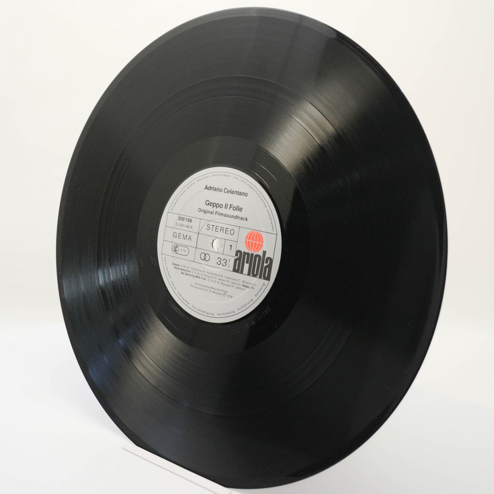 Adriano Celentano — Geppo Il Folle, 1978