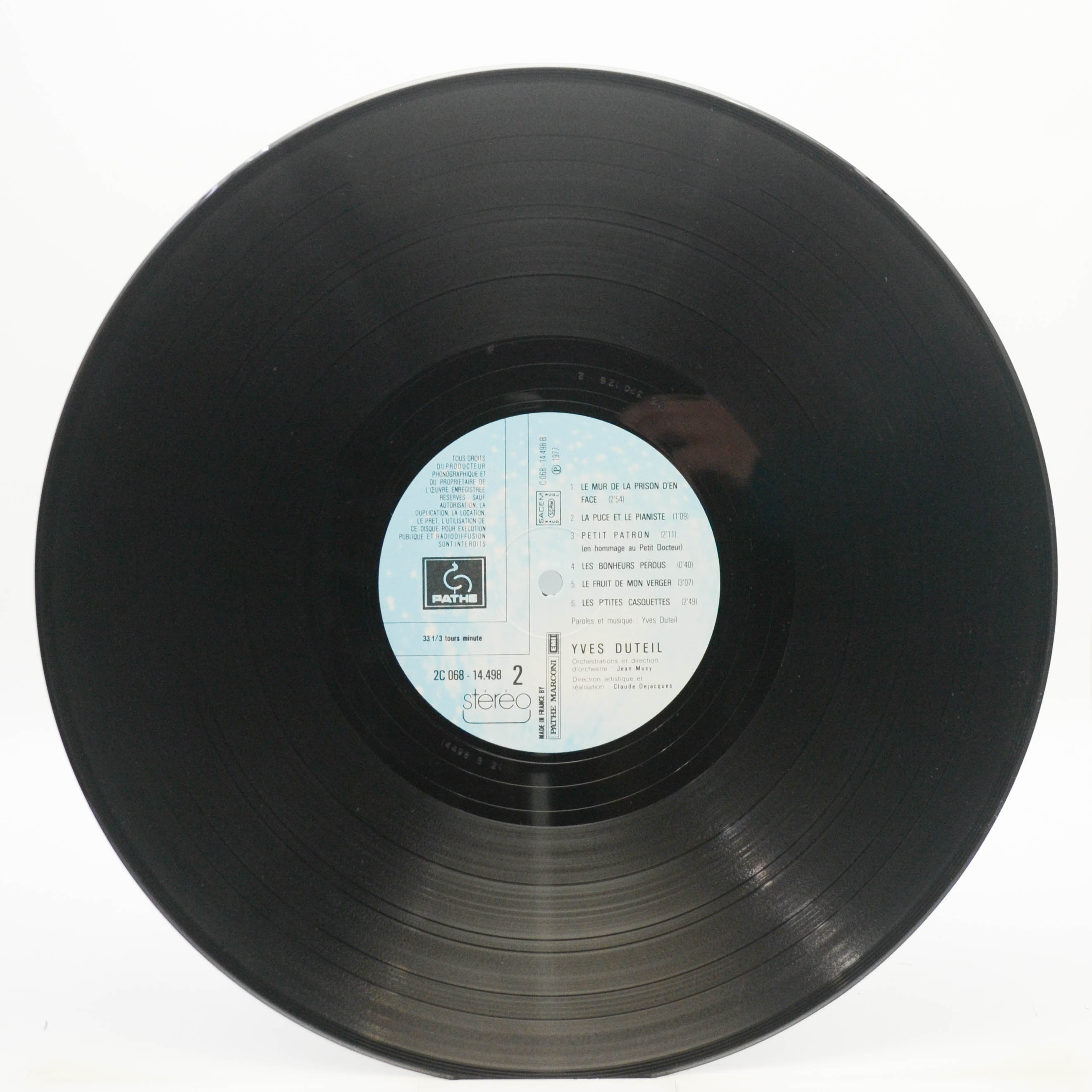 Yves Duteil — Yves Duteil (France), 1977