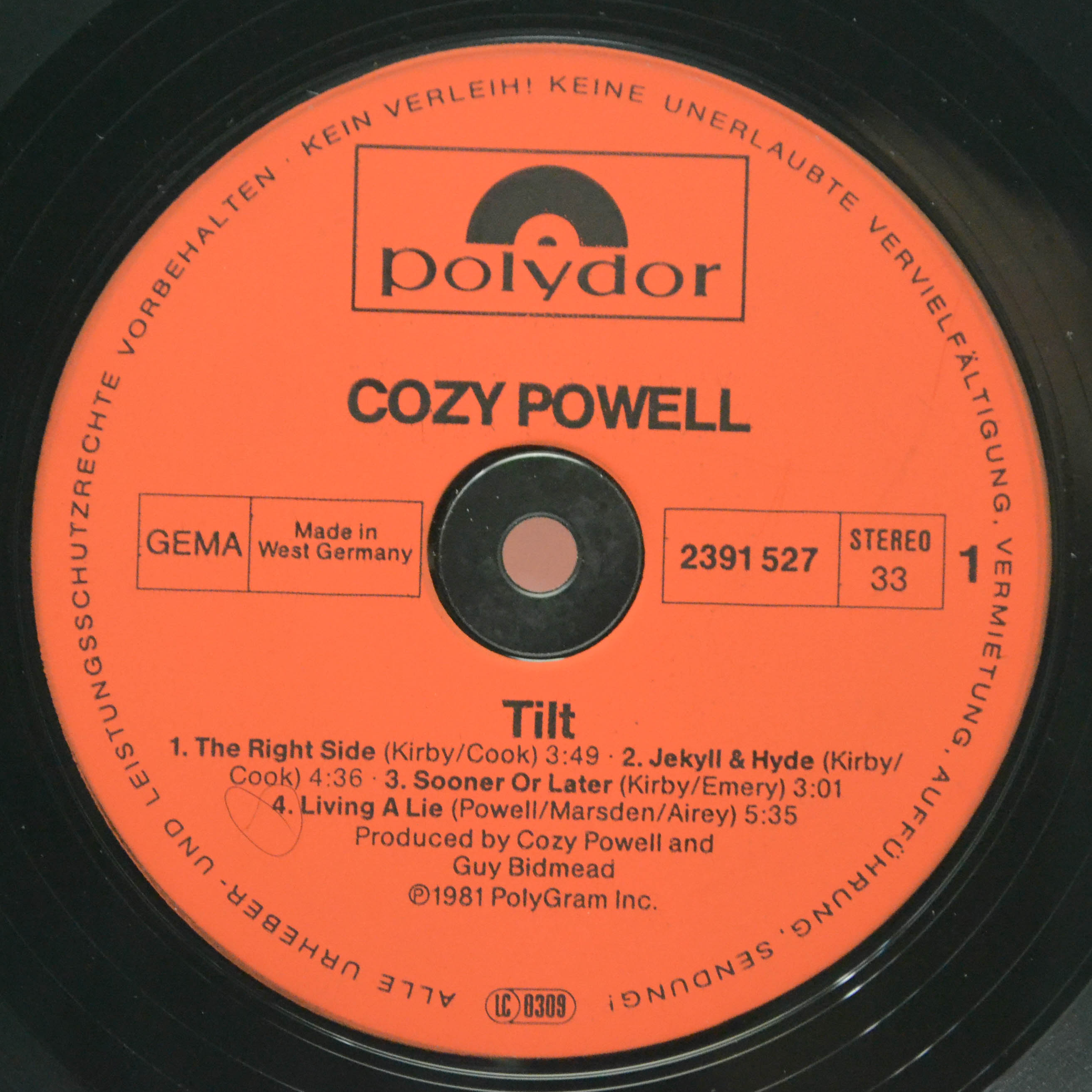 Cozy Powell — Tilt, 1981