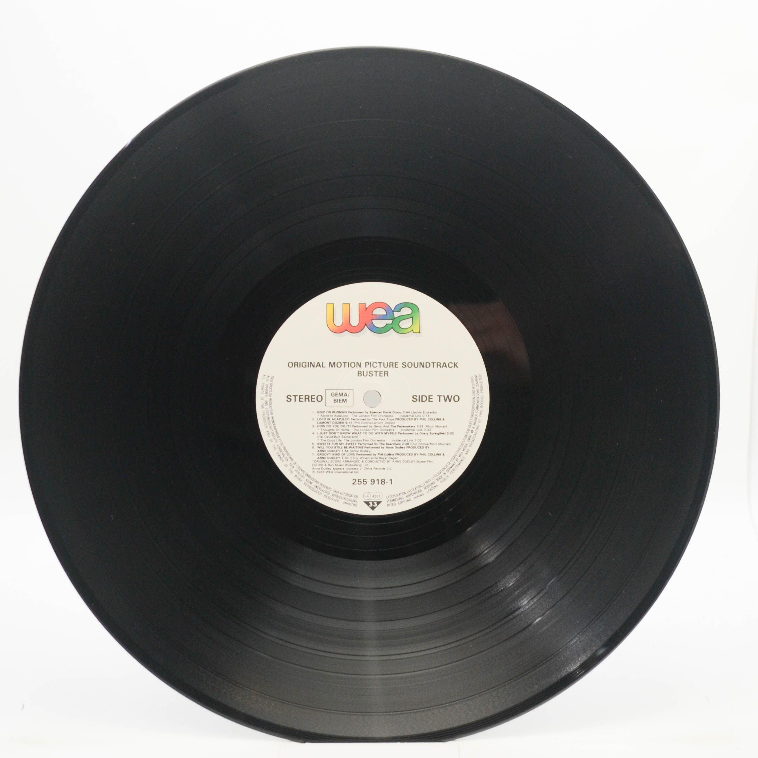 Various — Buster - Original Motion Picture Soundtrack, 1988