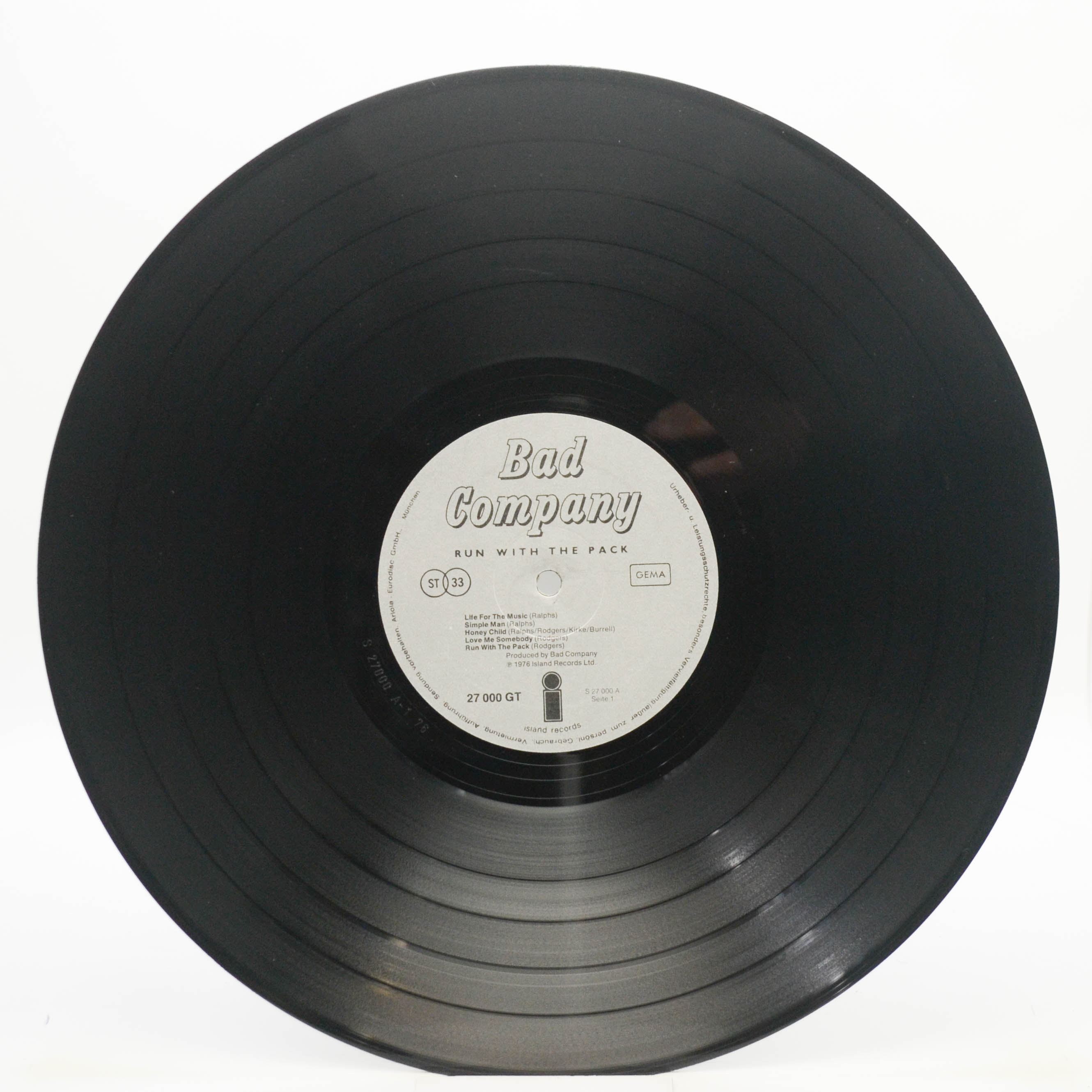 Bad Company — Run With The Pack, 1976