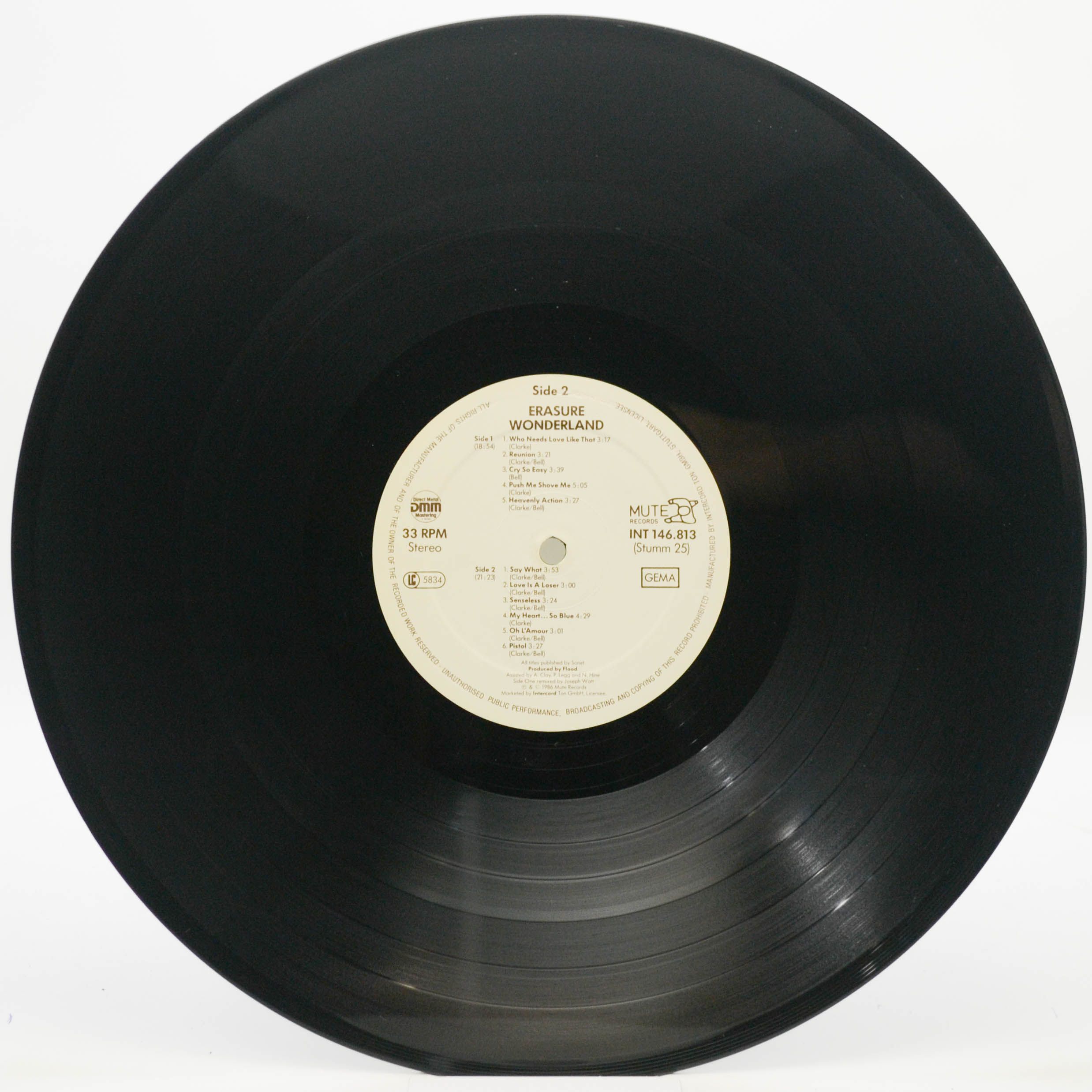 Erasure — Wonderland, 1986