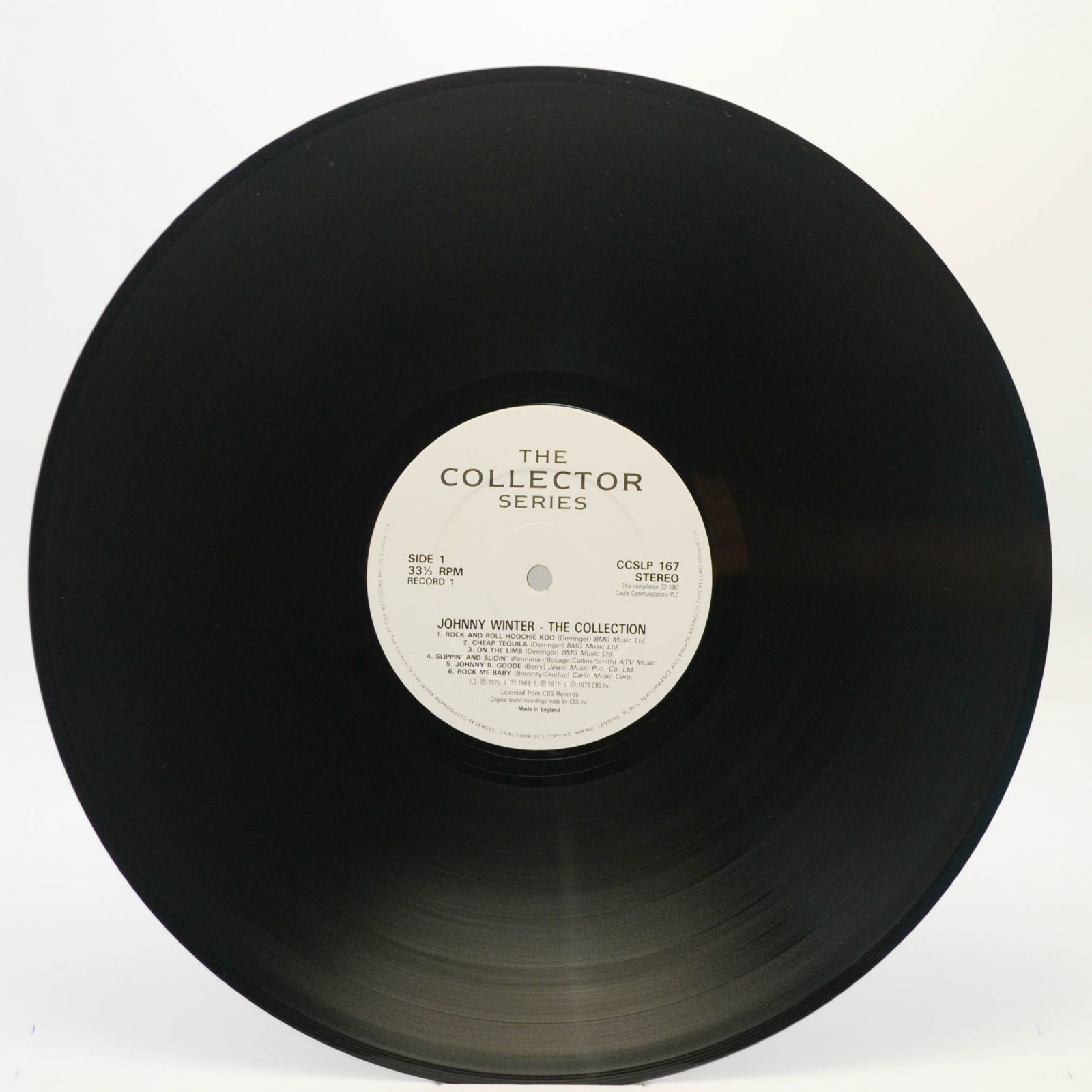 Johnny Winter — The Collection (2LP, UK), 1987