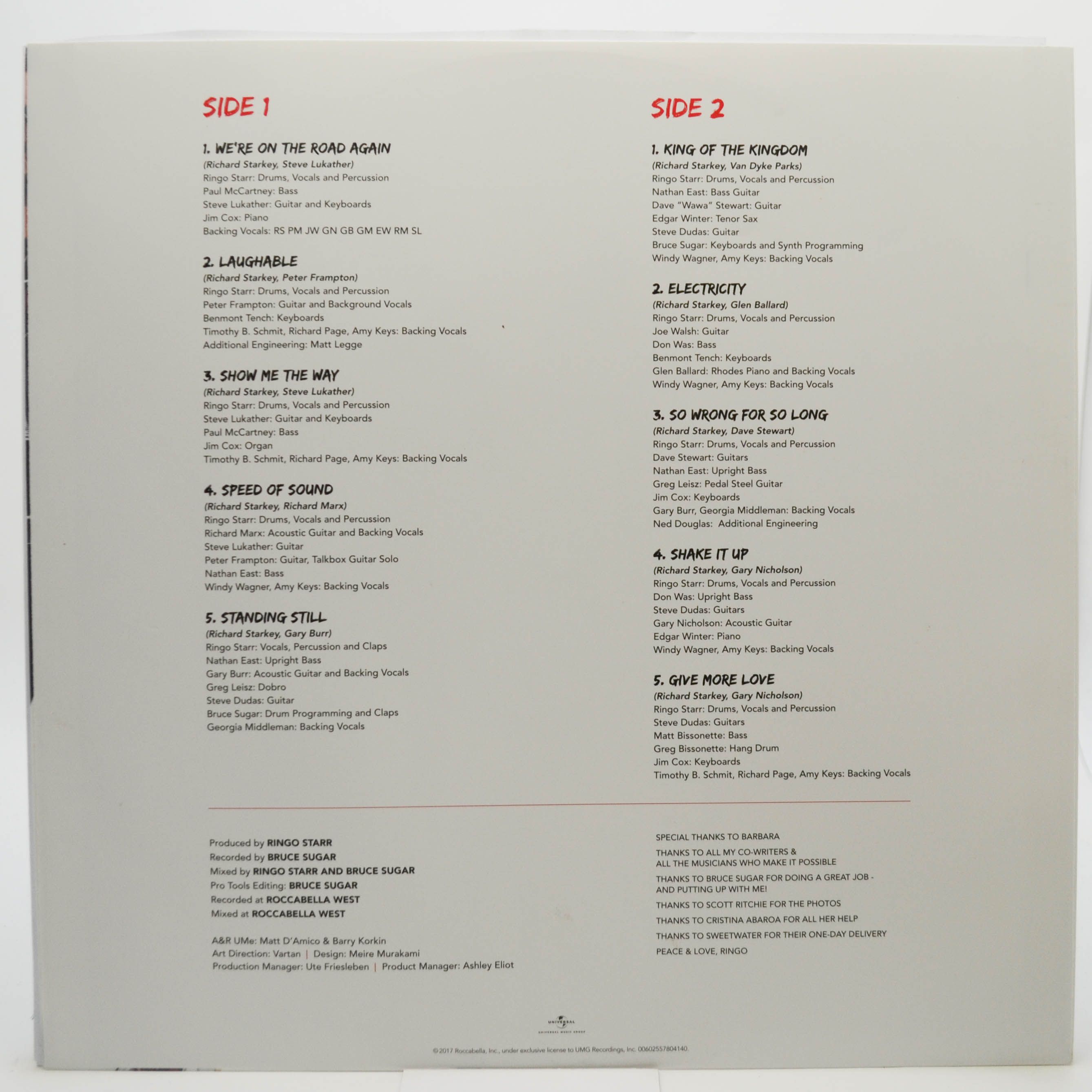 Ringo — Give More Love (2LP), 2017