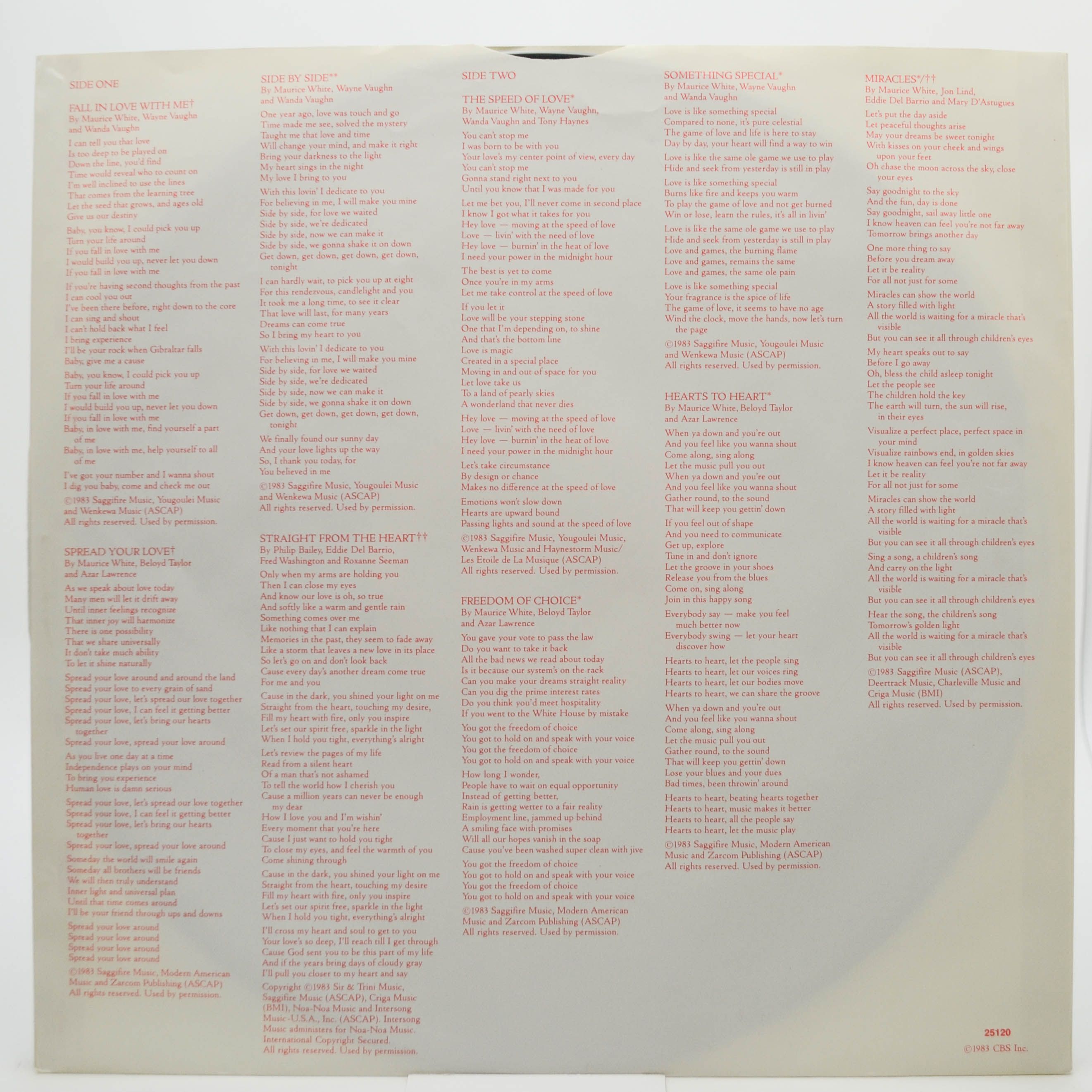 Earth, Wind & Fire — Powerlight, 1983