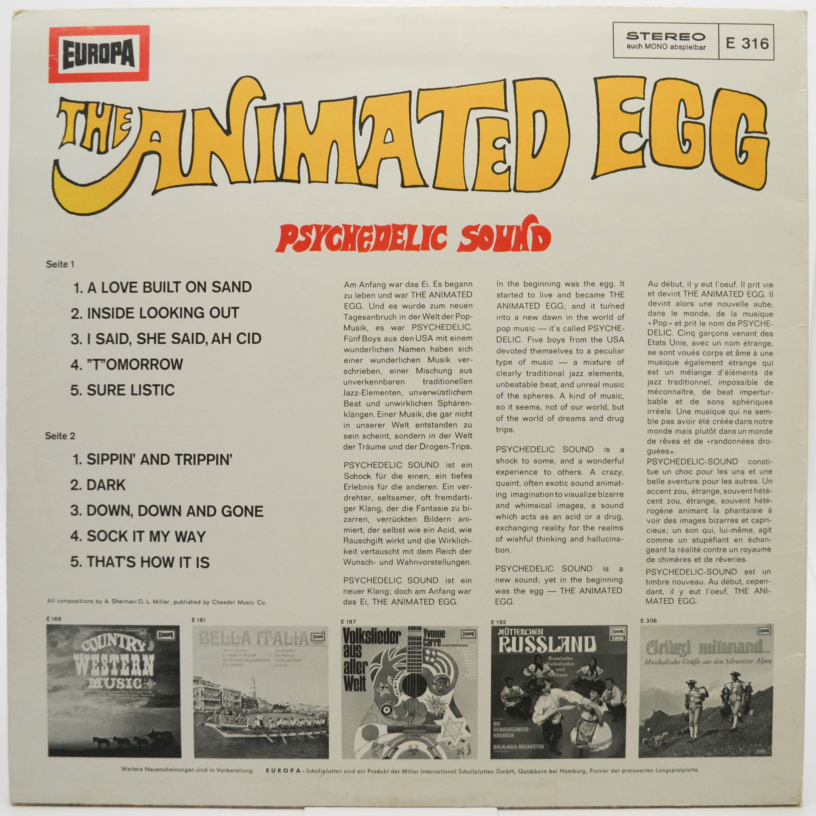 Animated Egg — The Animated Egg, 1969