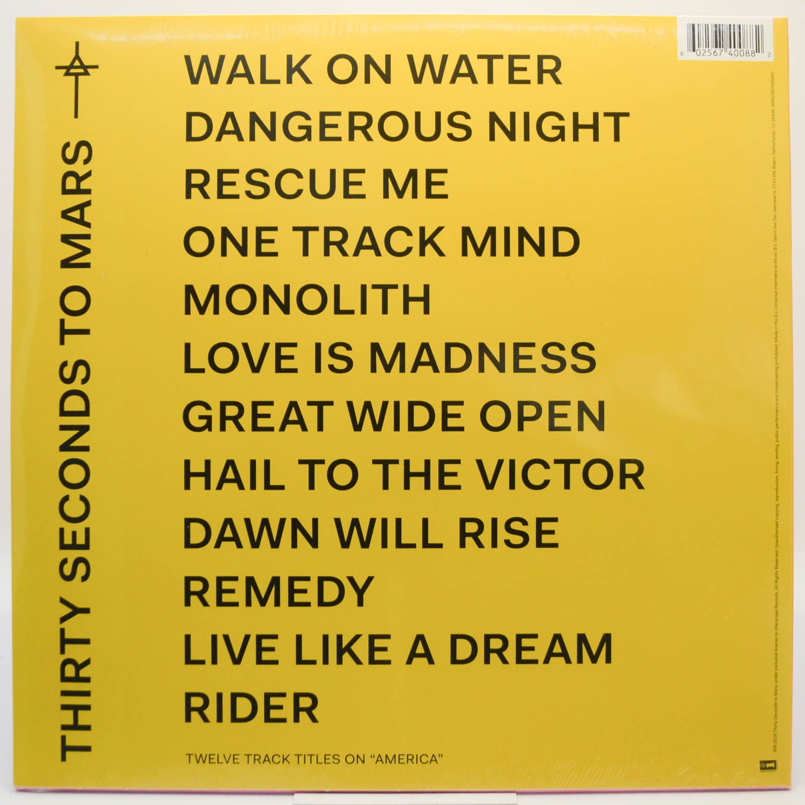 30 Seconds To Mars — America, 2018