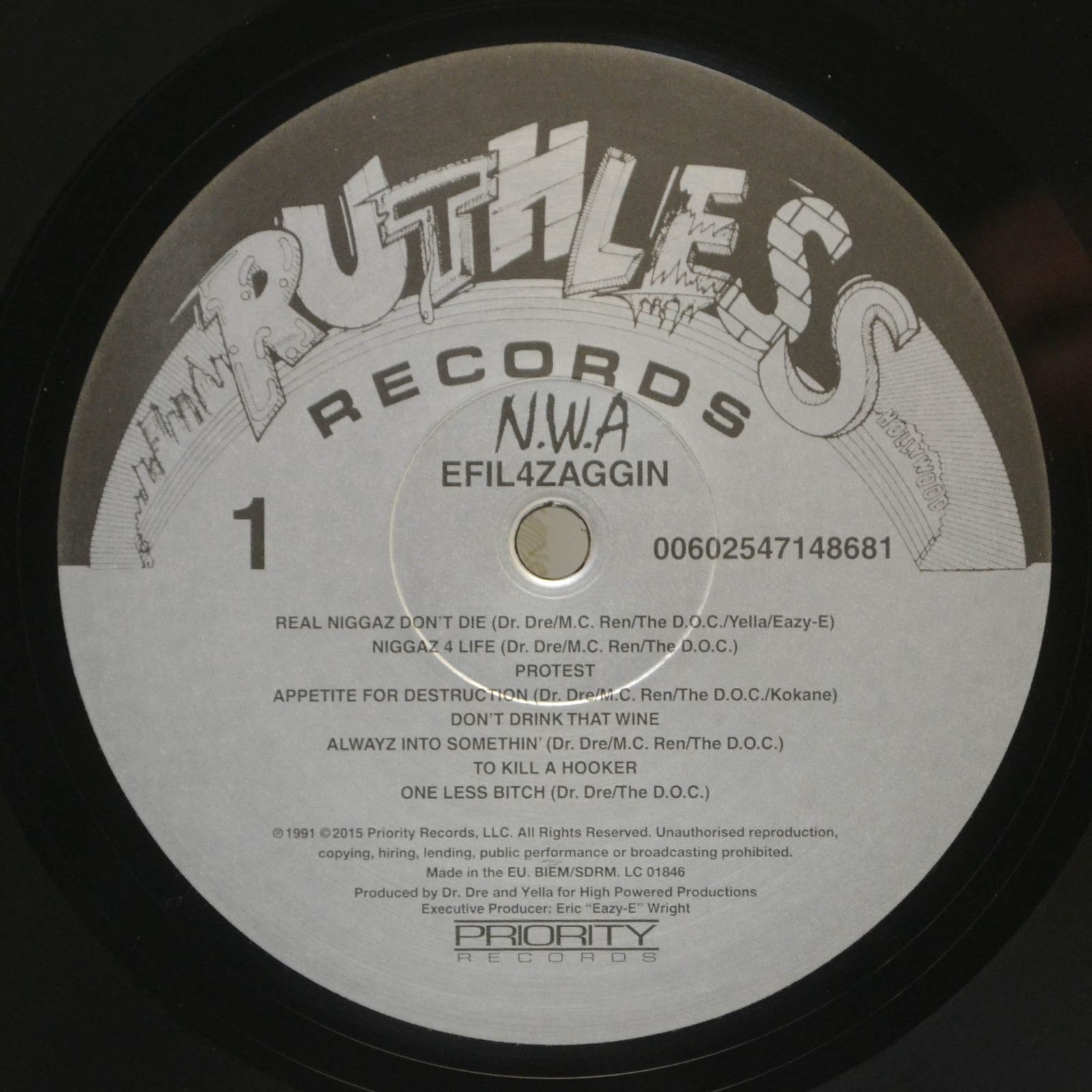 N.W.A — Efil4zaggin, 1991