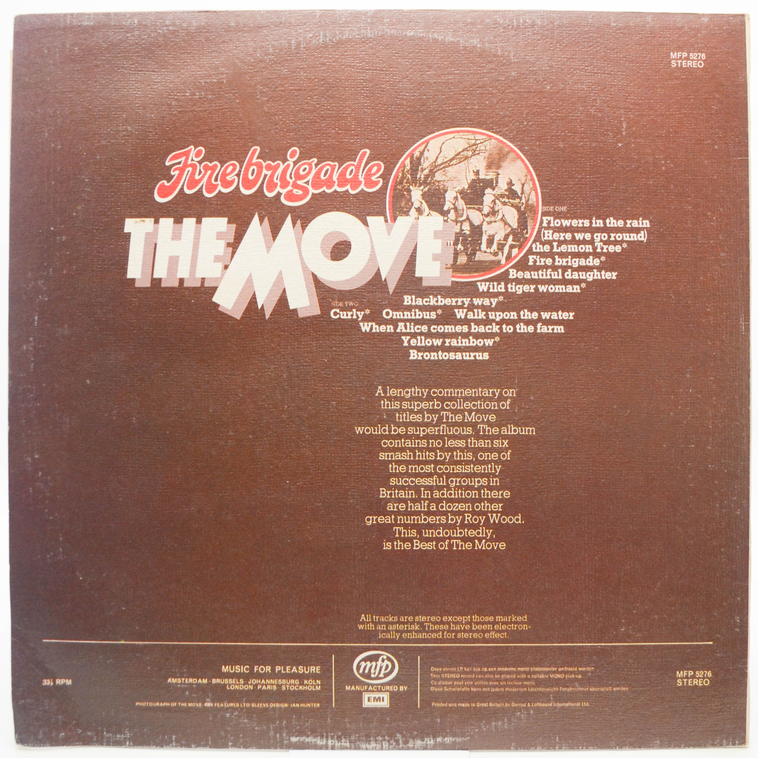 Move — Fire Brigade (UK), 1972
