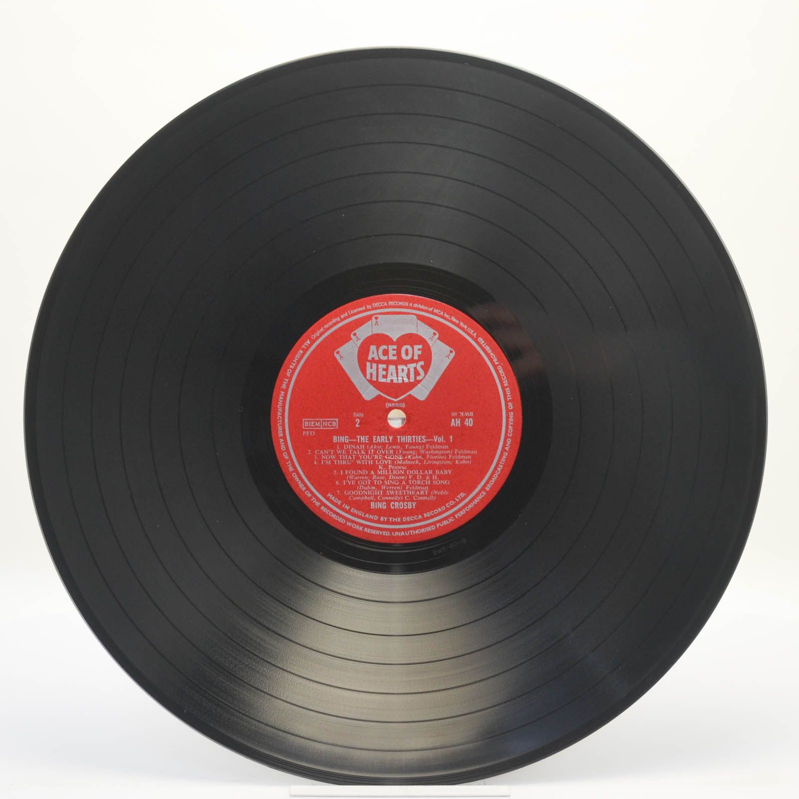 Bing — The Early Thirties, Volume 1 (UK), 1962