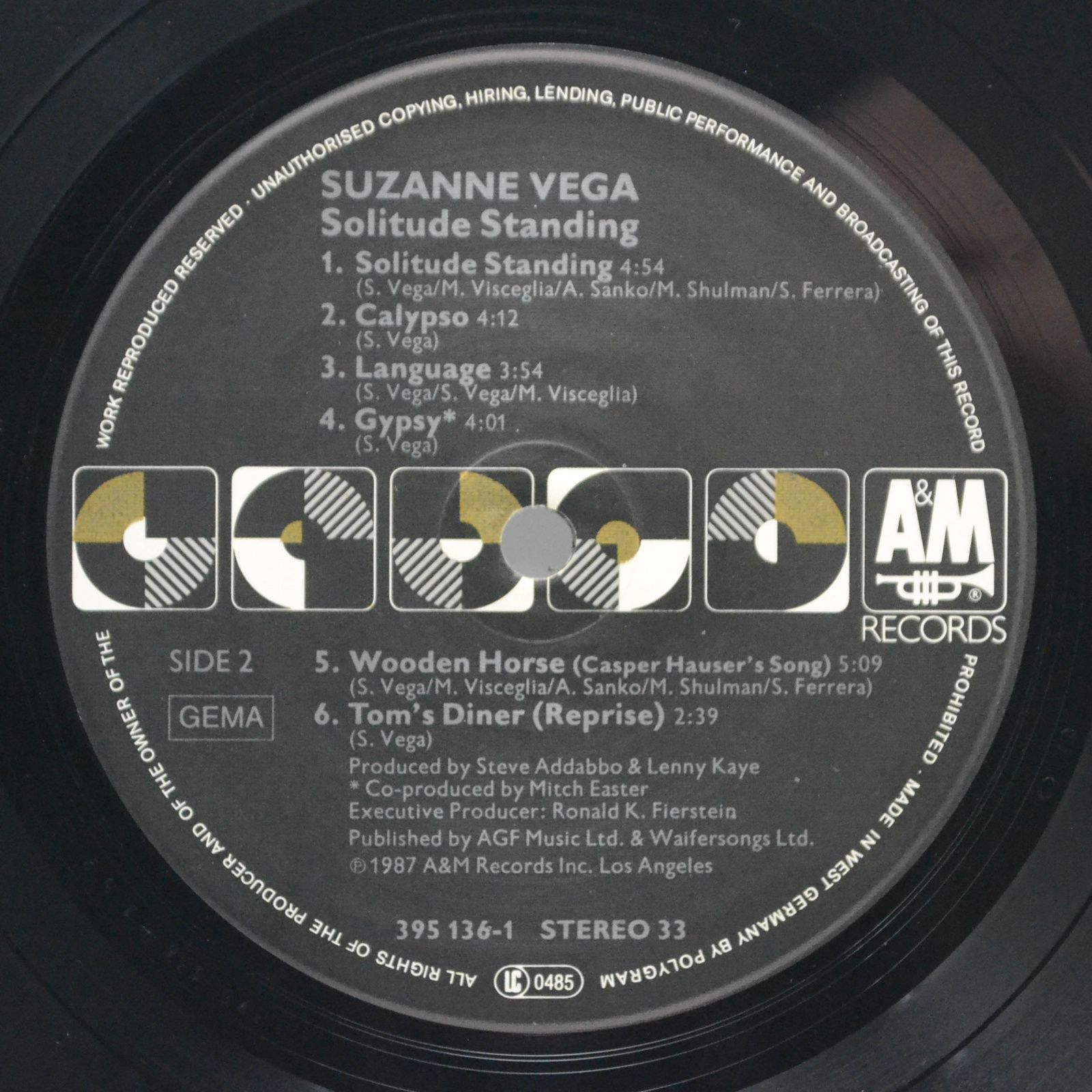 Suzanne Vega — Solitude Standing, 1987