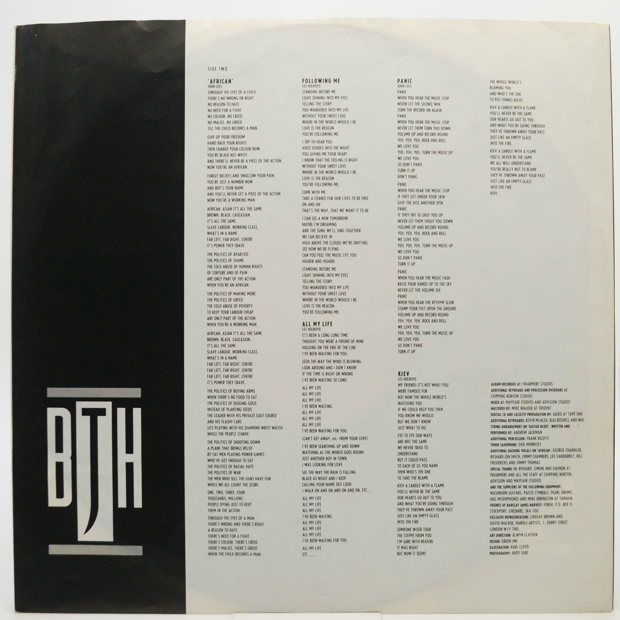 Barclay James Harvest — Face To Face, 1987