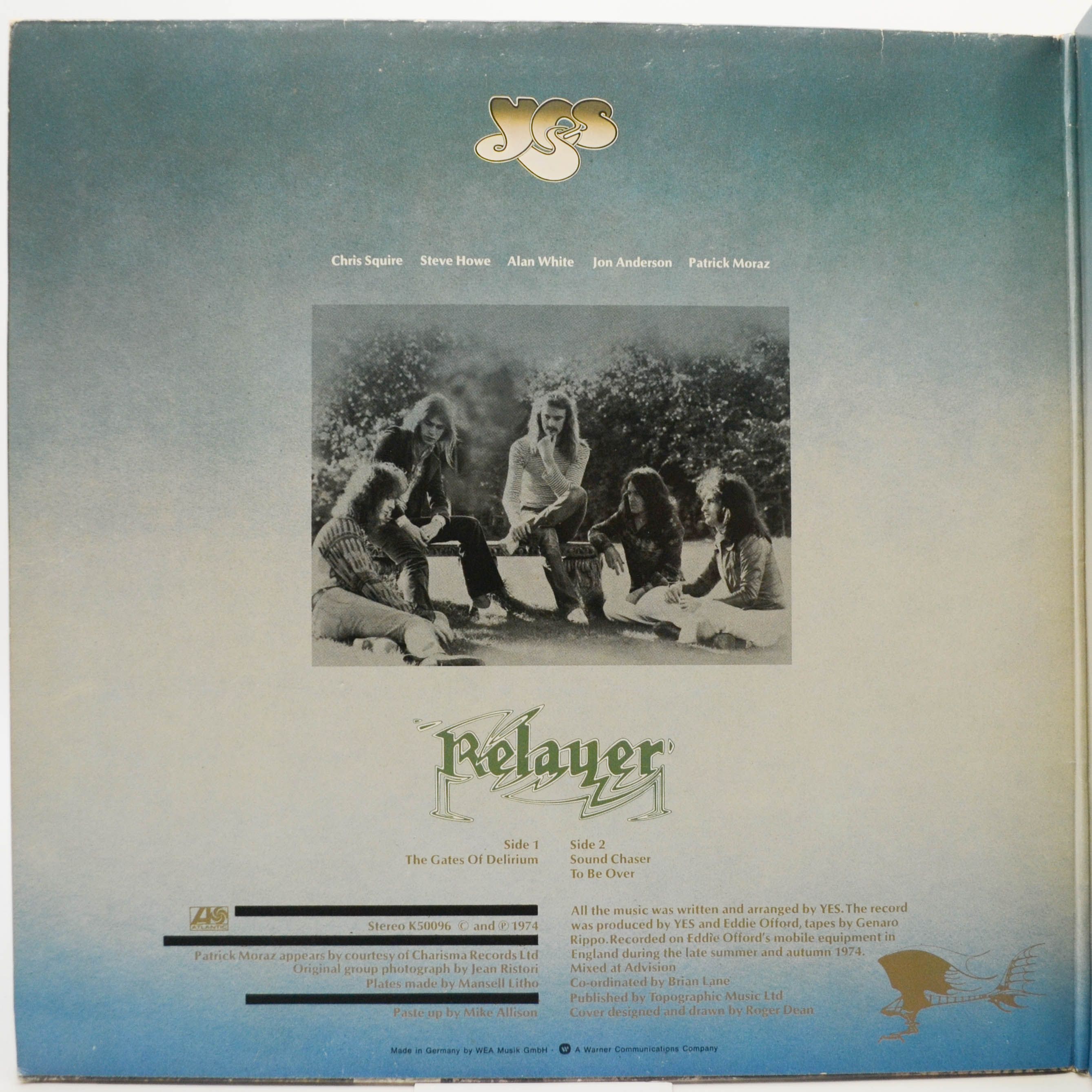 Yes — Relayer, 1974