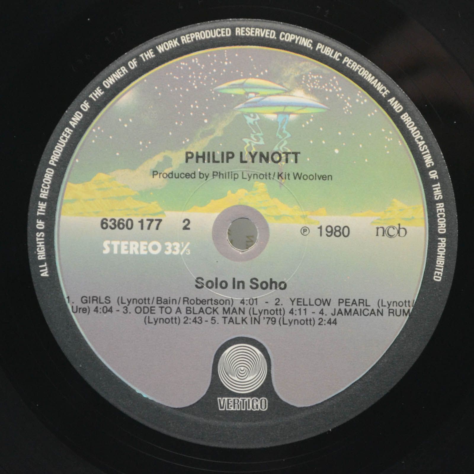 Philip Lynott — Solo In Soho, 1980