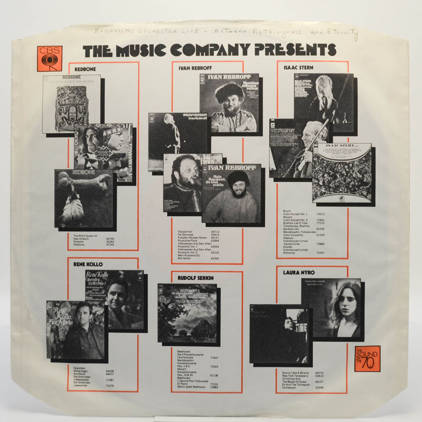 Mahavishnu Orchestra — Between Nothingness & Eternity, 1973