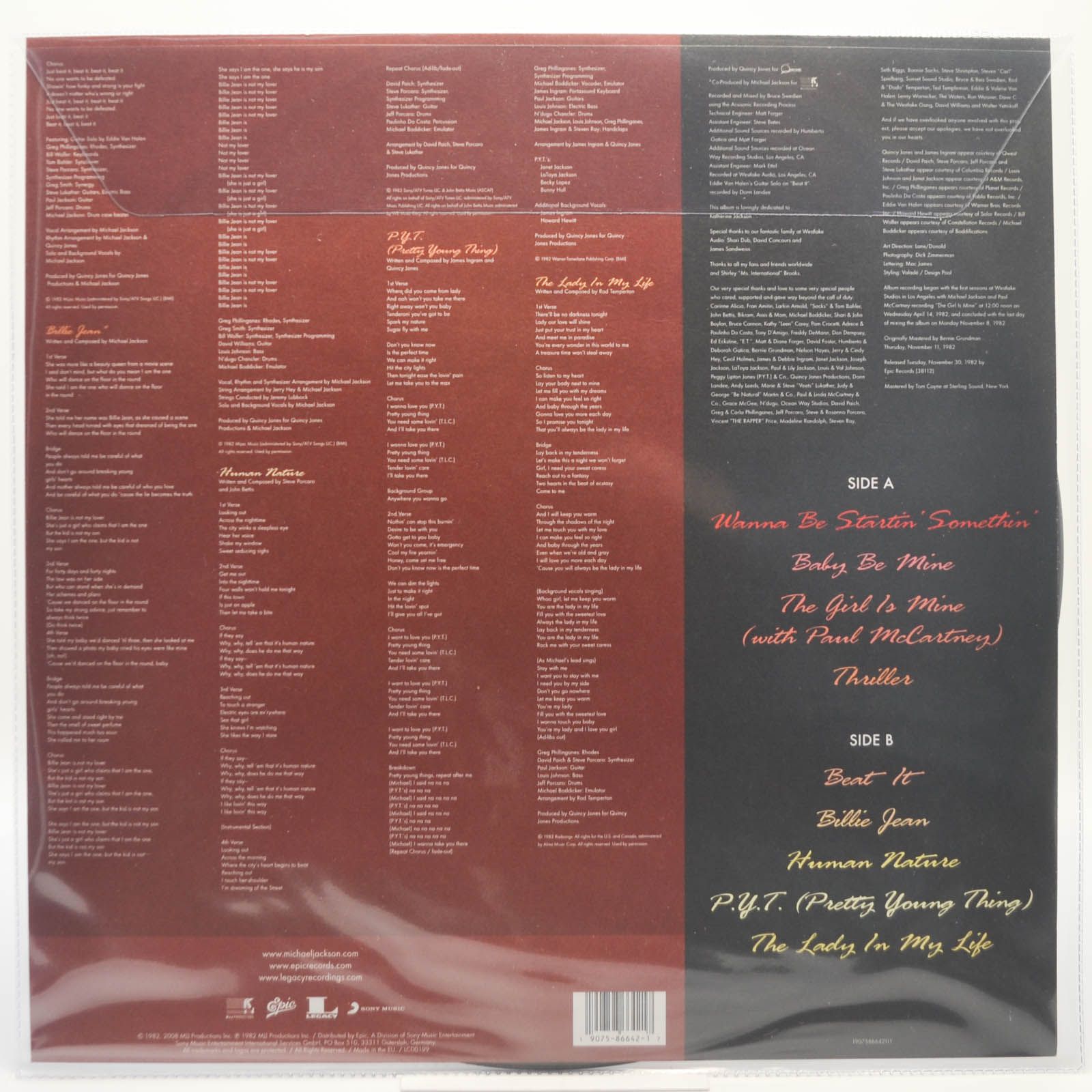 Michael Jackson — Thriller, 1982