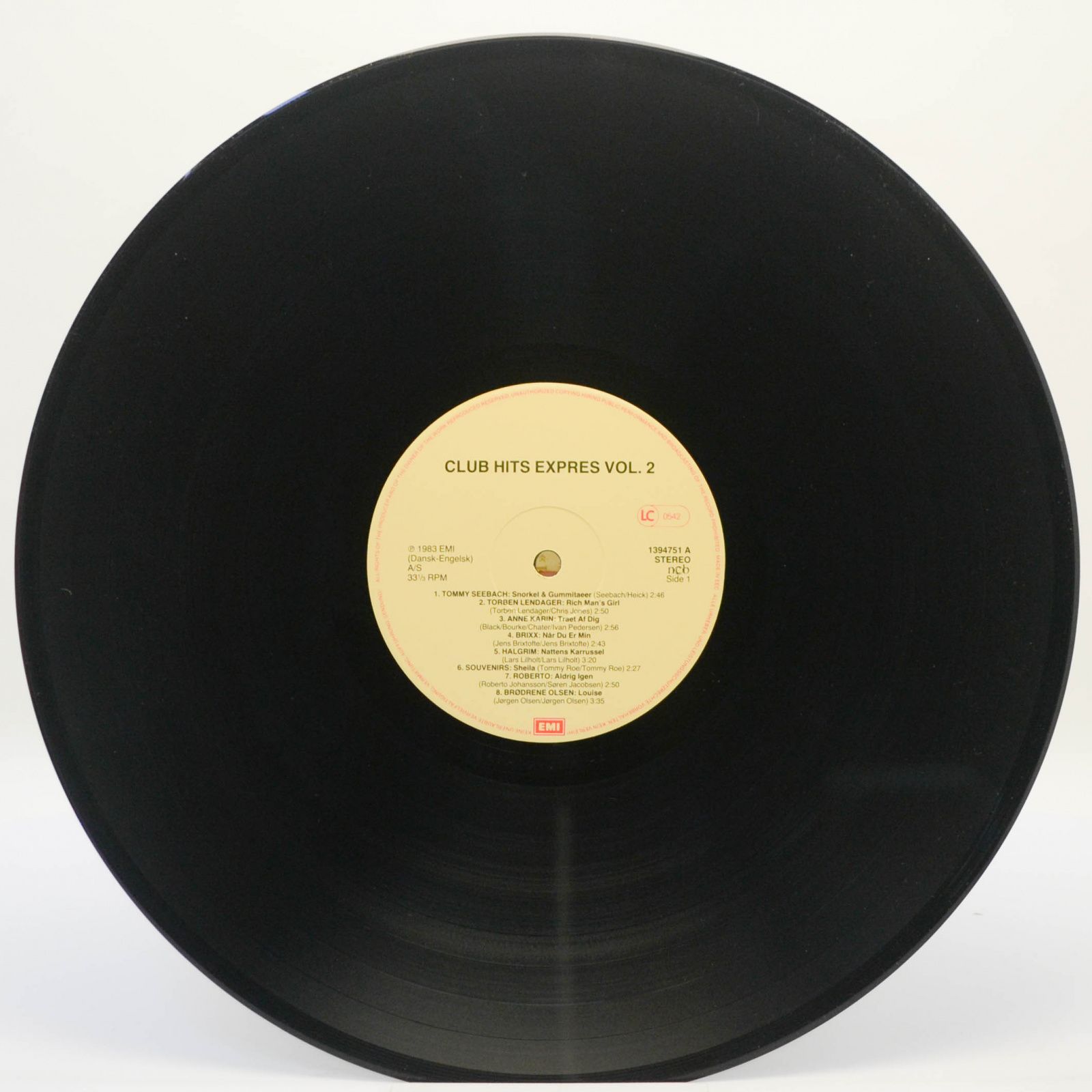 Various — Club Hits Vol. 2, 1983