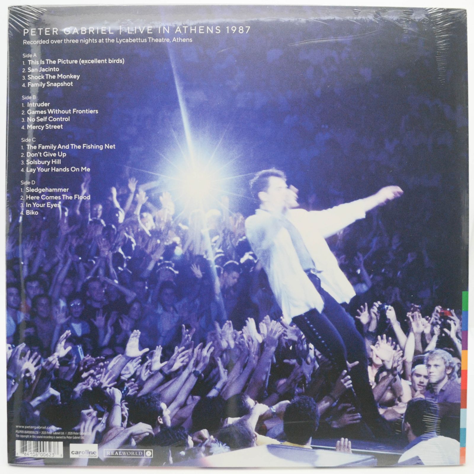 Peter Gabriel — Live In Athens 1987 (2LP), 2020