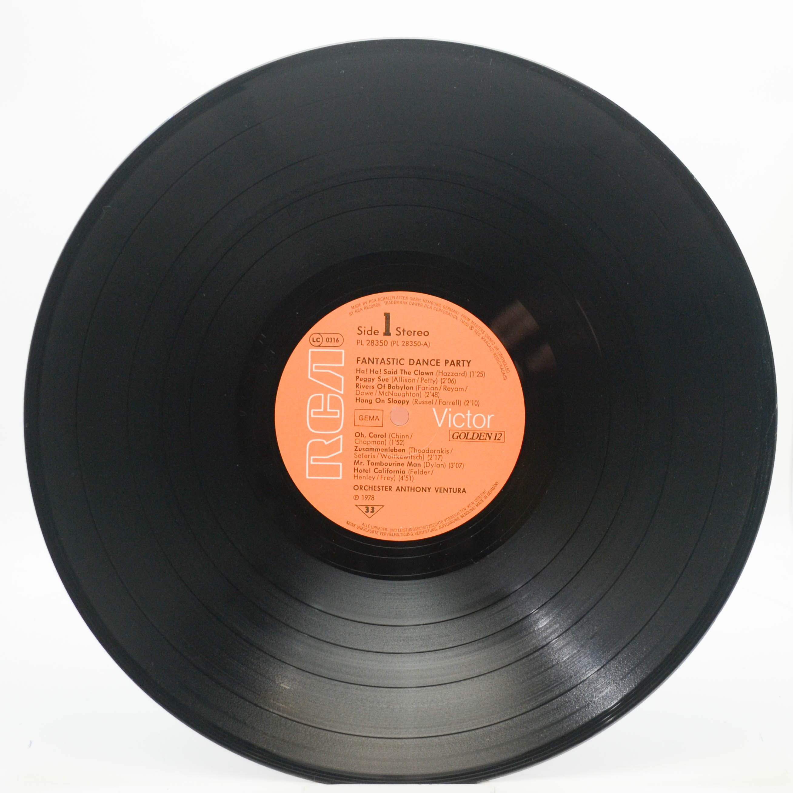 Orchester Anthony Ventura — Fantastic Dance Party, 1979