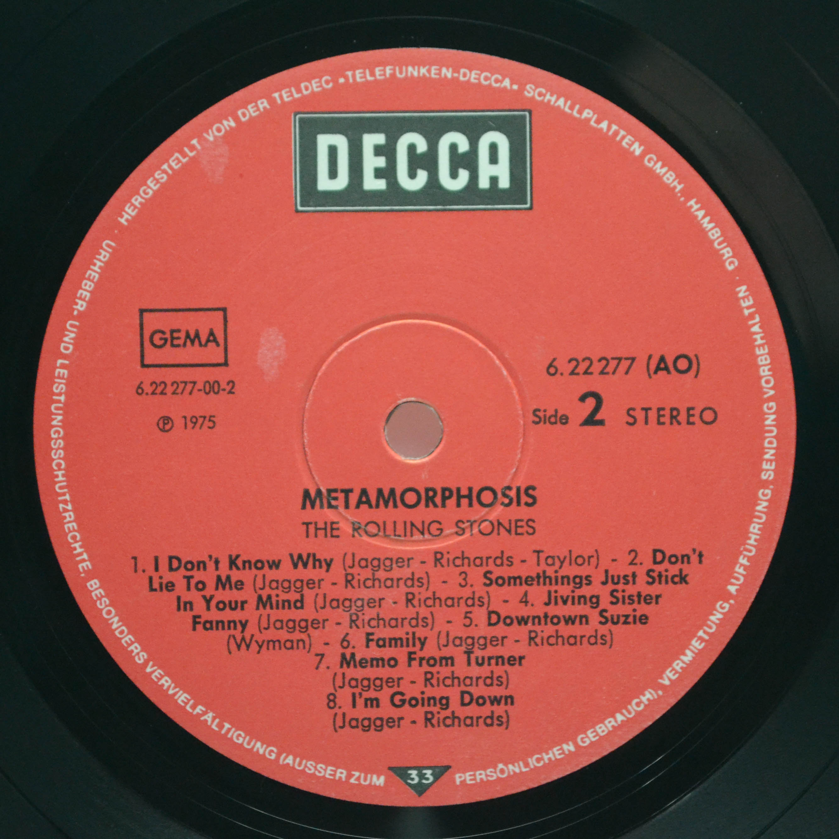 Rolling Stones — Metamorphosis, 1975