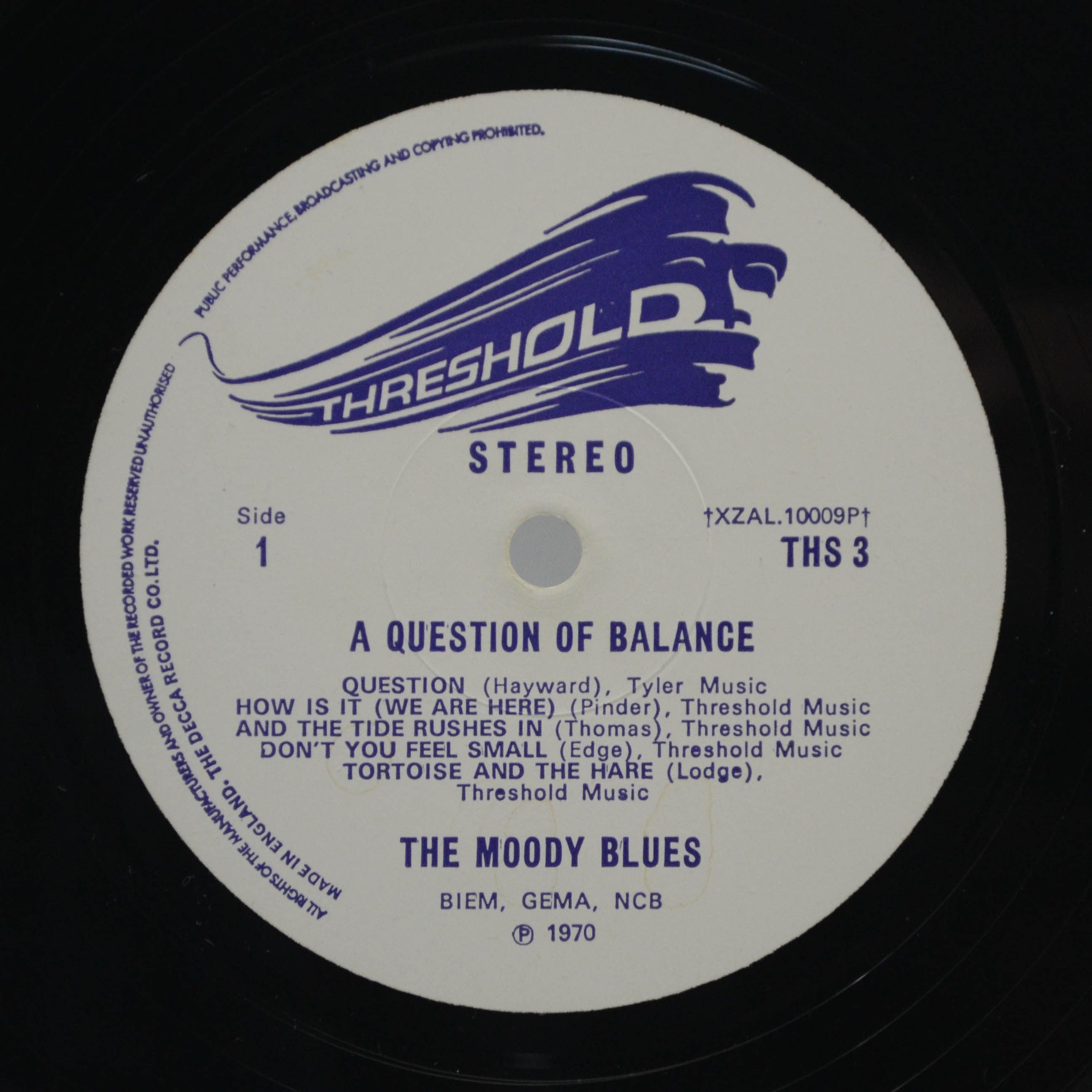 Moody Blues — A Question Of Balance (UK), 1970