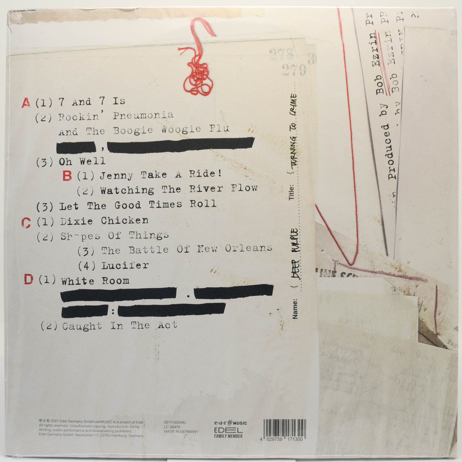 Deep Purple — Turning To Crime (2LP), 2021