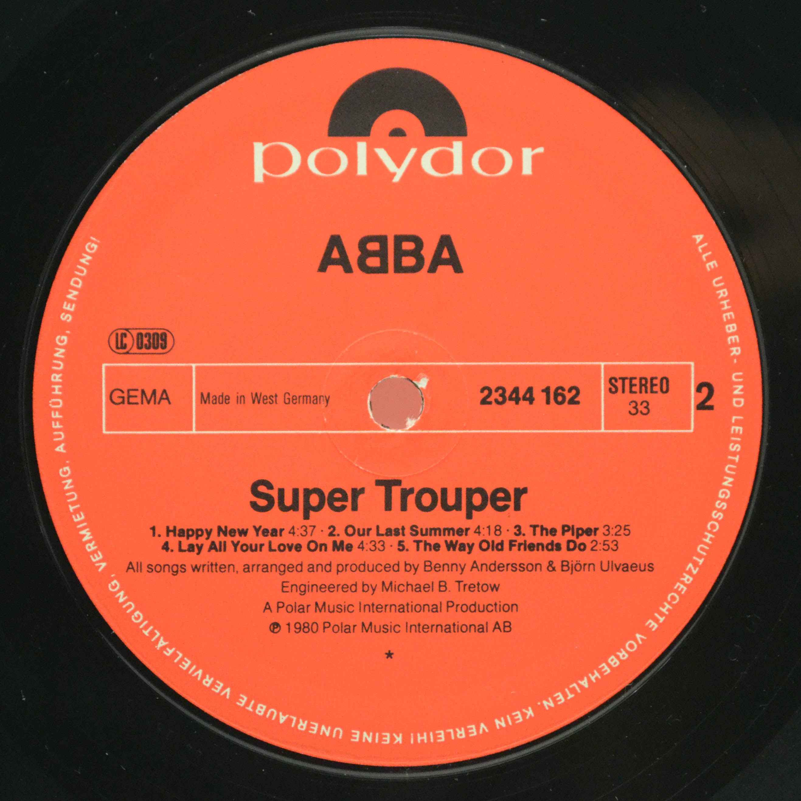 ABBA — Super Trouper, 1980