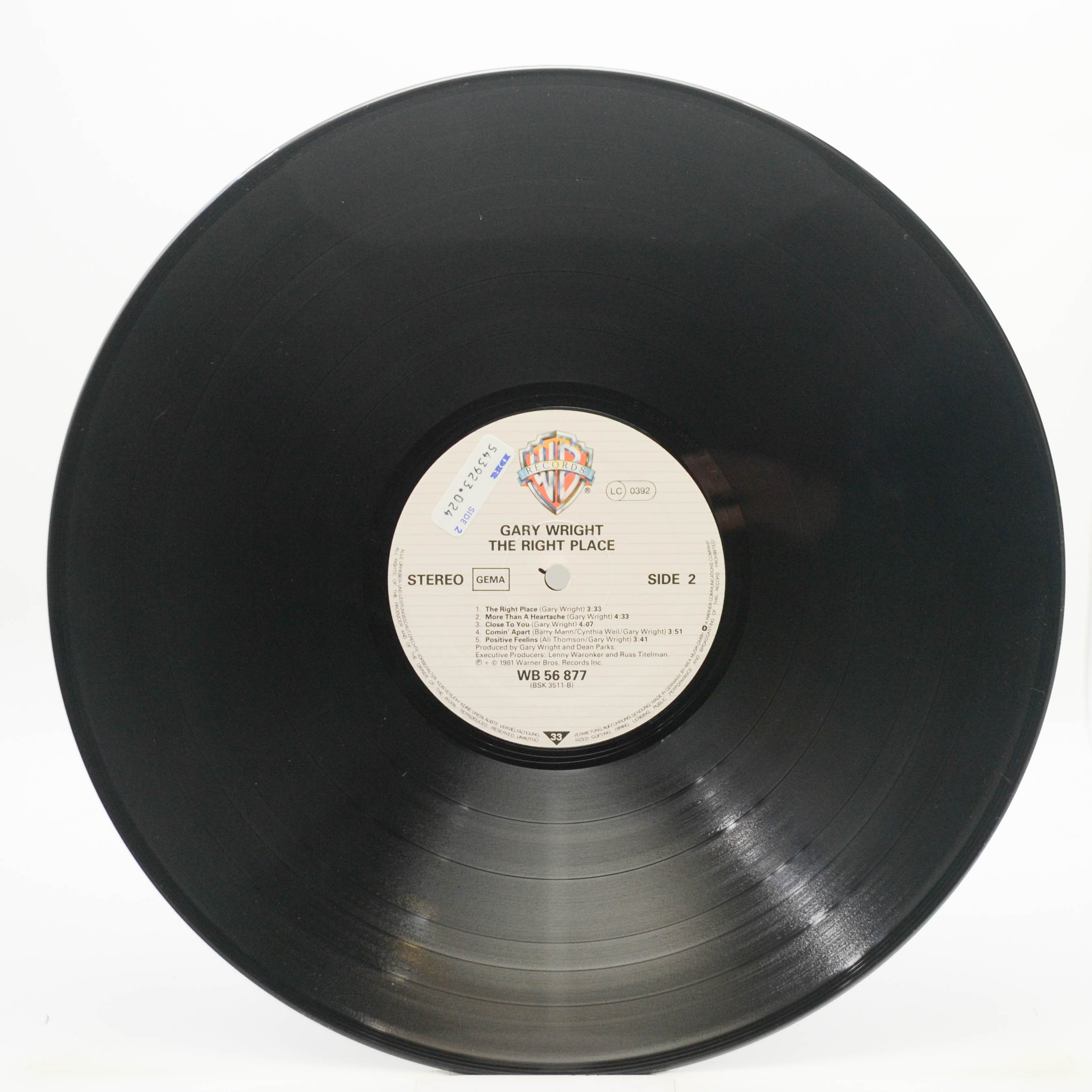 Gary Wright — The Right Place, 1981