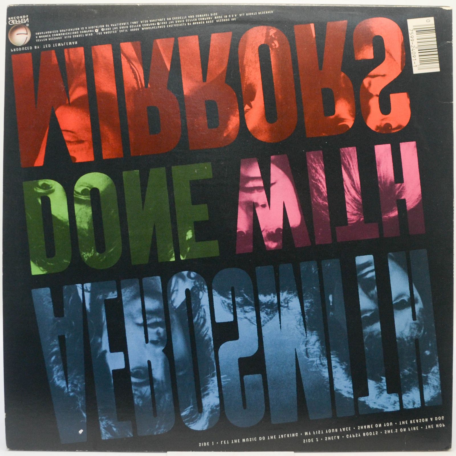 Aerosmith — Done With Mirrors (1-st, USA), 1985