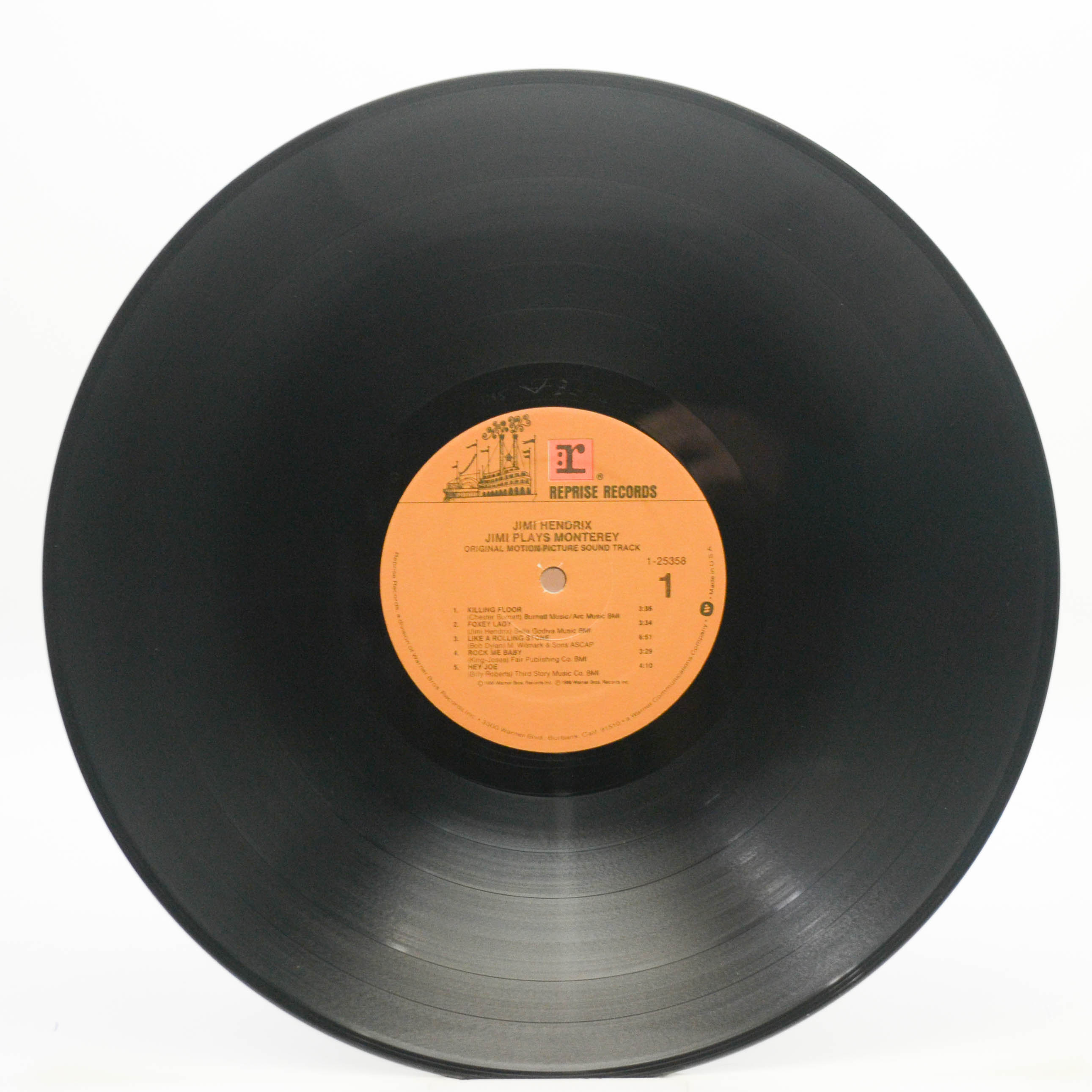 Jimi Hendrix — Jimi Plays Monterey (USA), 1986