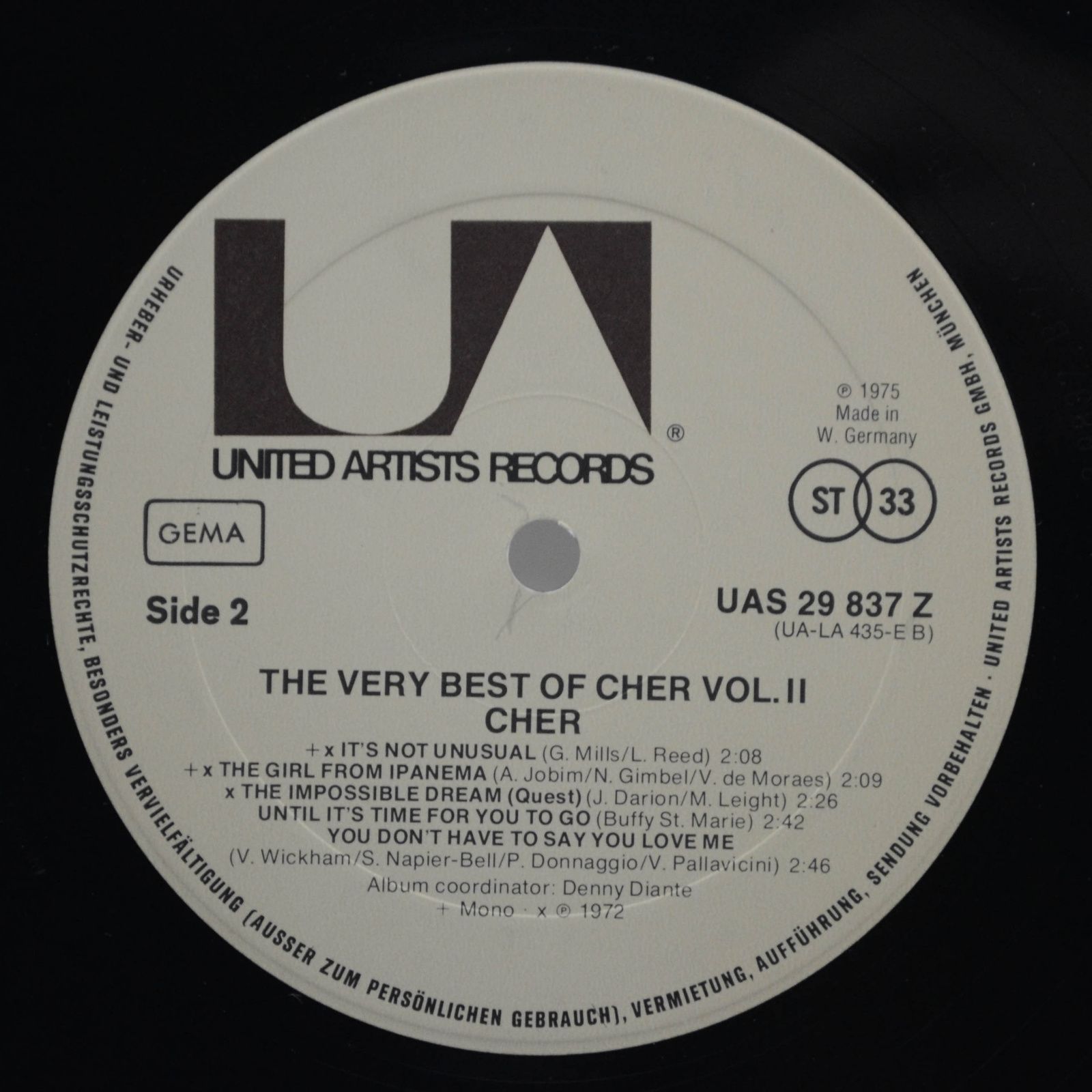 Cher — The Very Best Of Cher Vol. 2, 1975