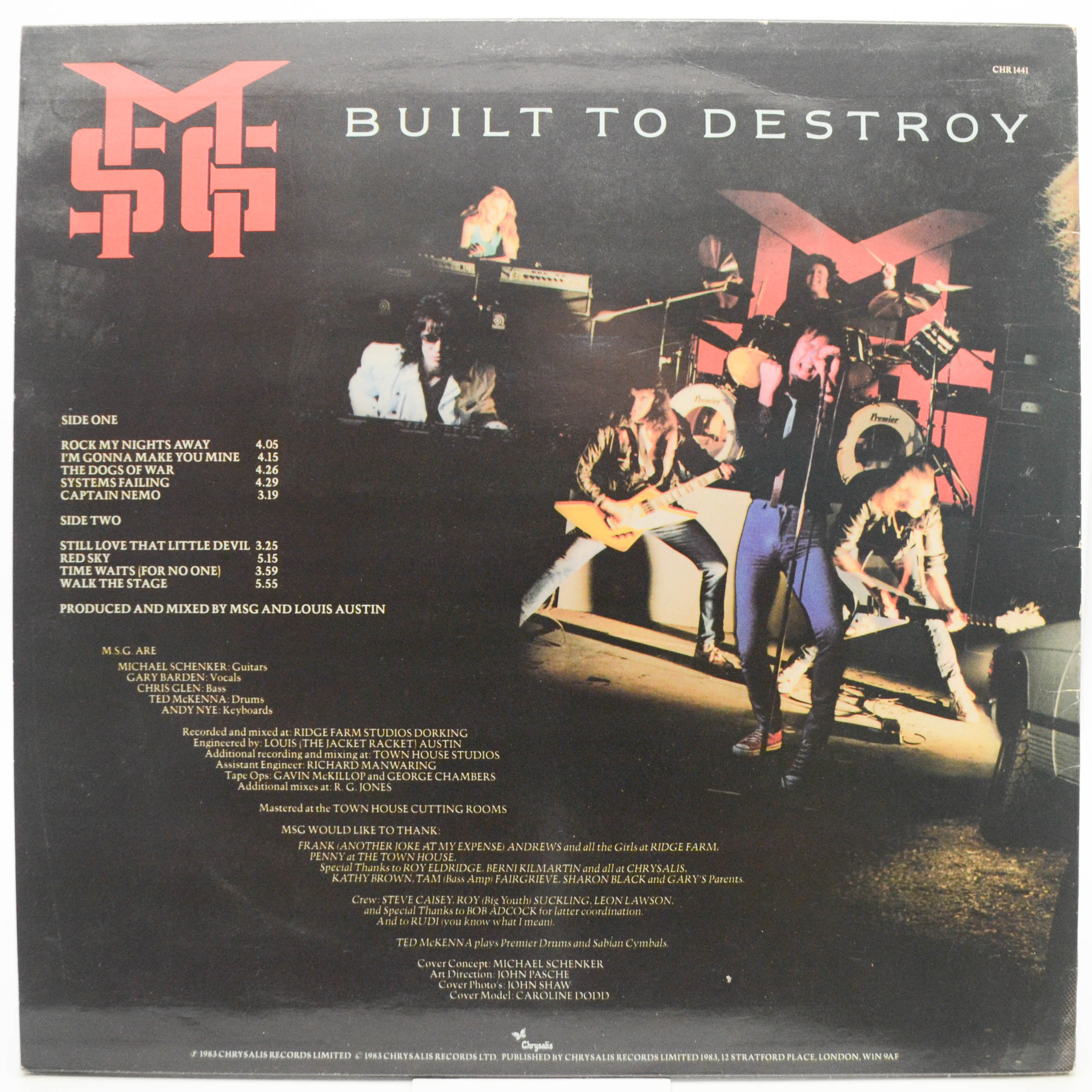 Michael Schenker Group — Built To Destroy, 1983