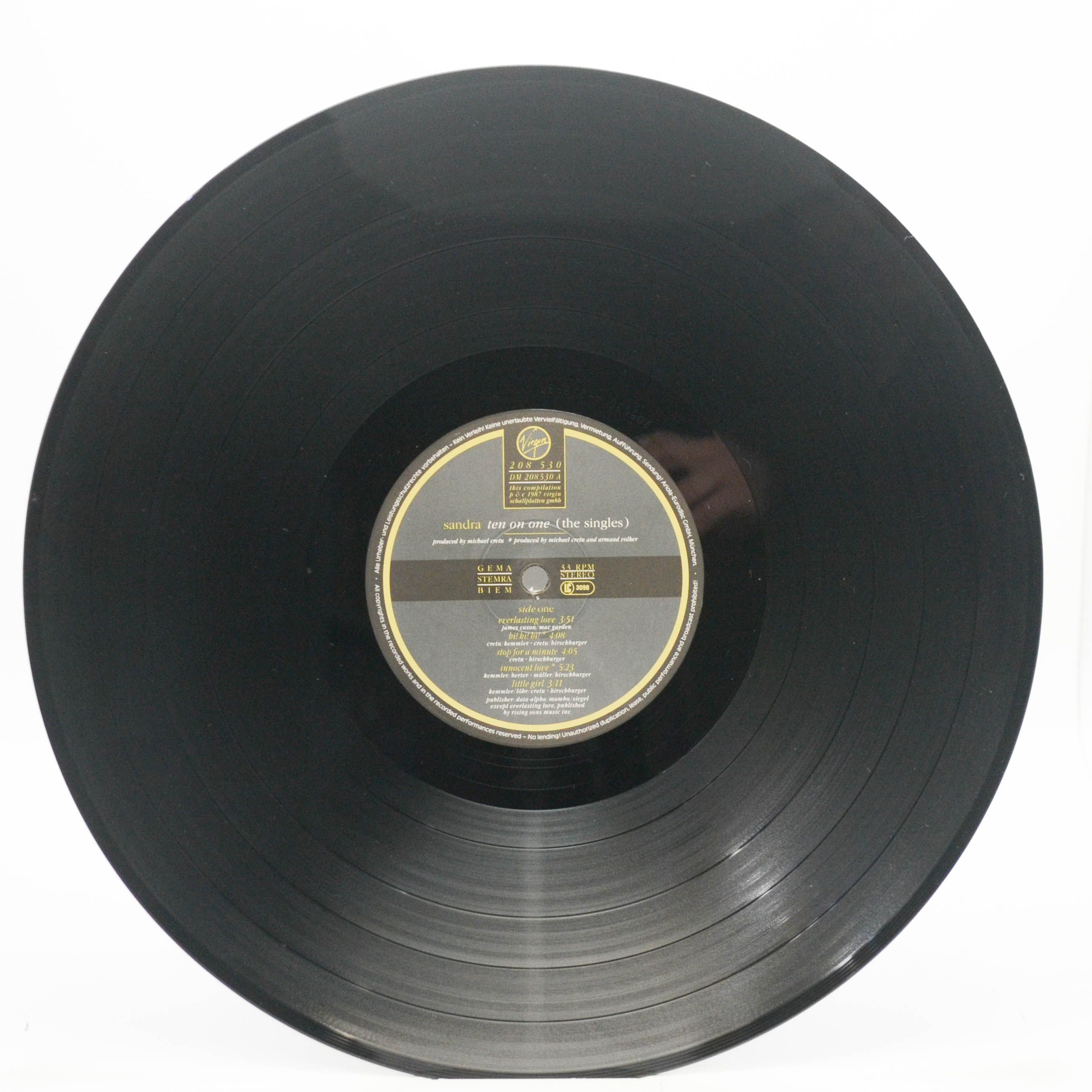 Sandra — Ten On One (The Singles), 1987