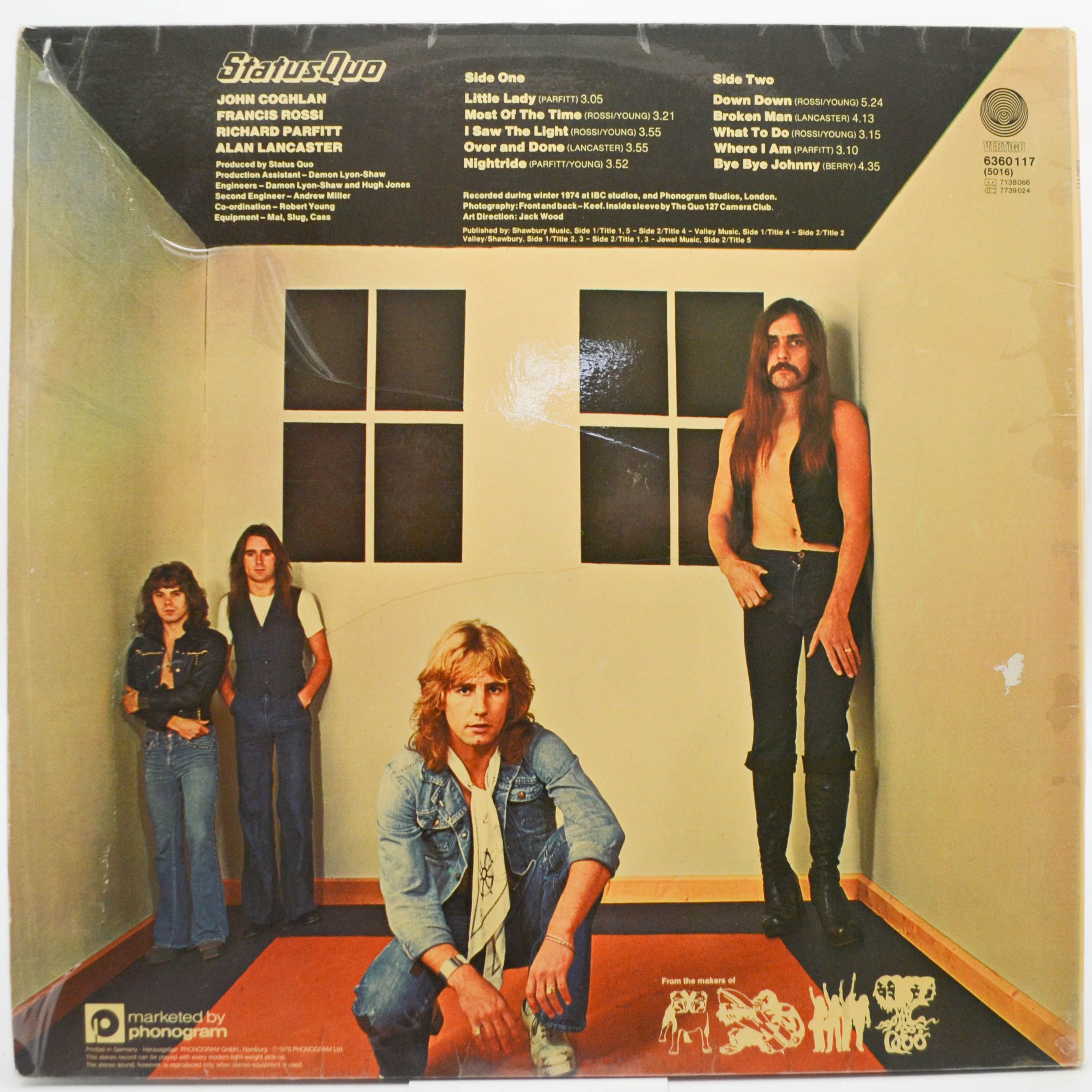 Status Quo — On The Level, 1975