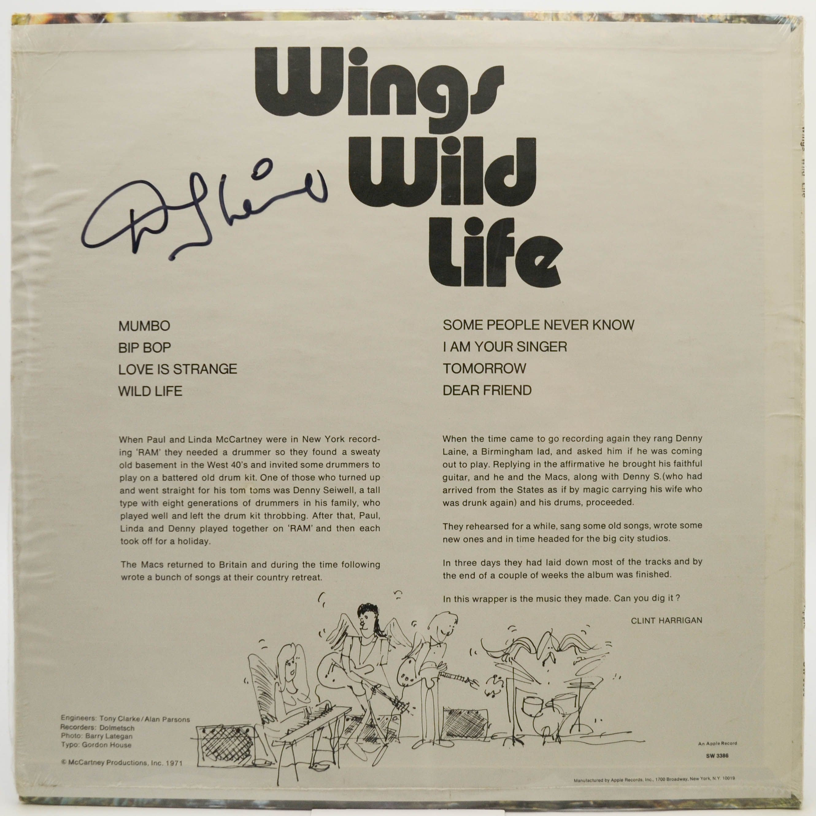 Wings — Wild Life (USA), 1971