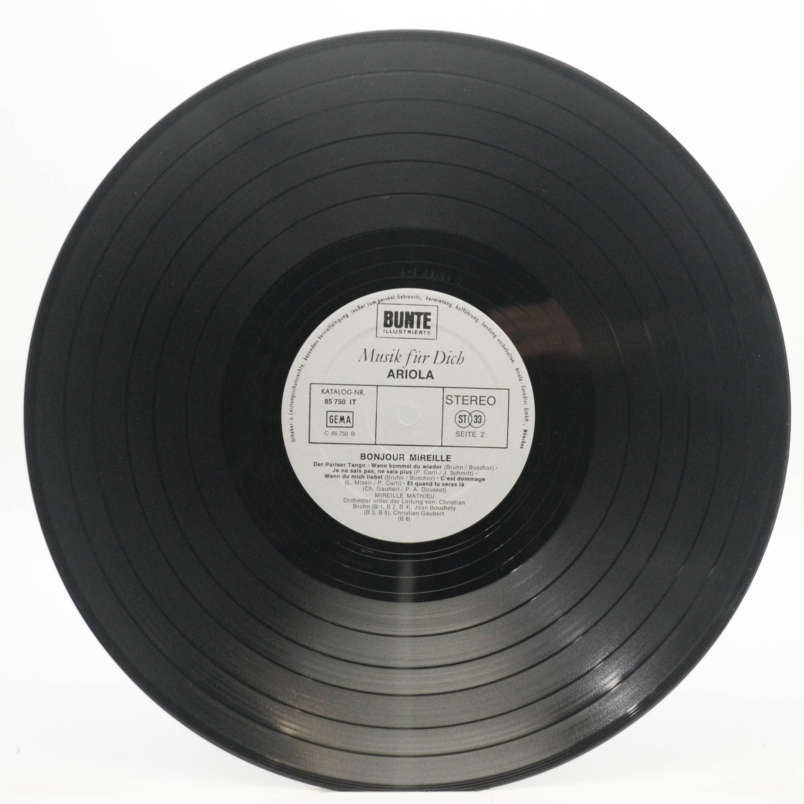 Mireille Mathieu — Bonjour Mireille (poster), 1971