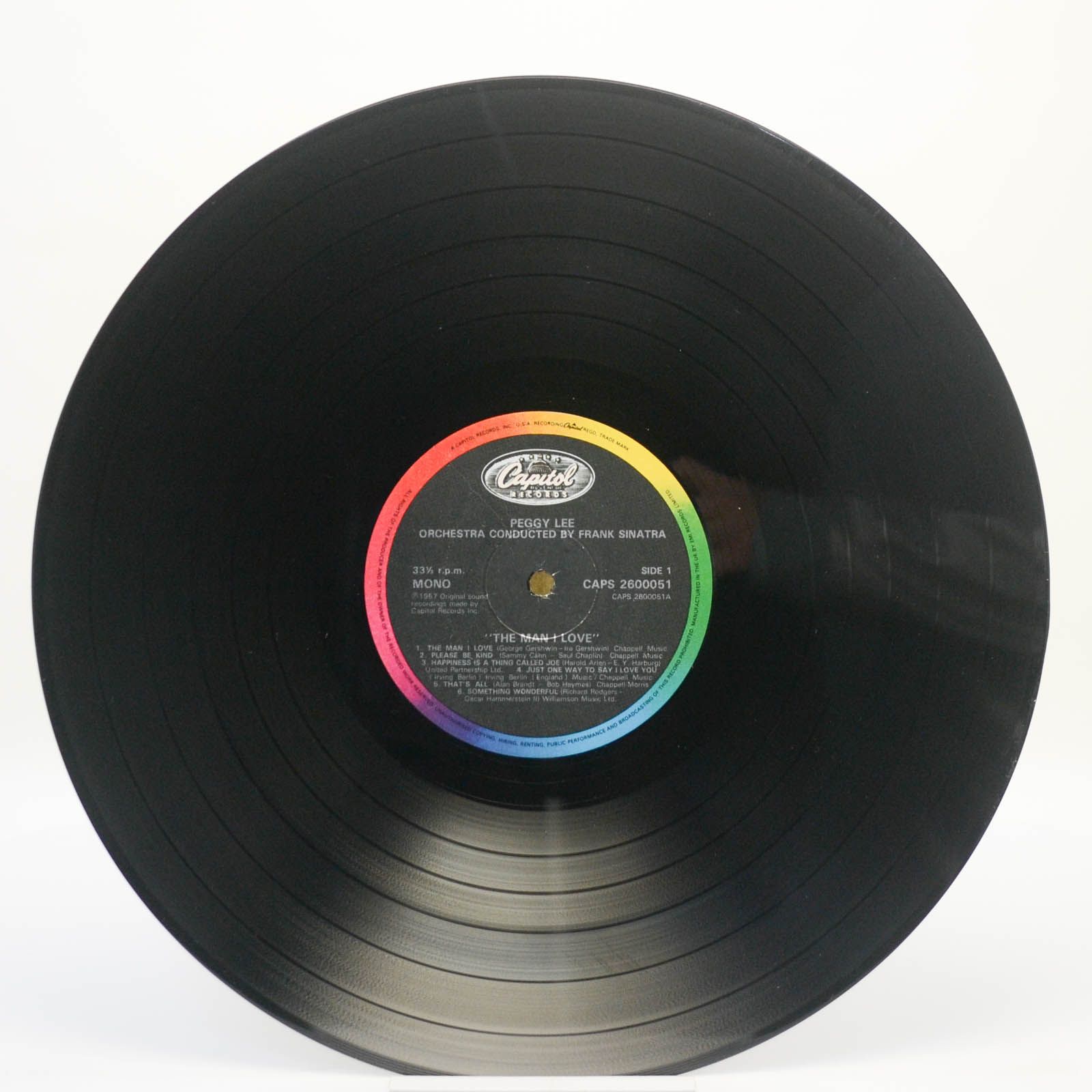 Peggy Lee — The Man I Love (UK), 1984