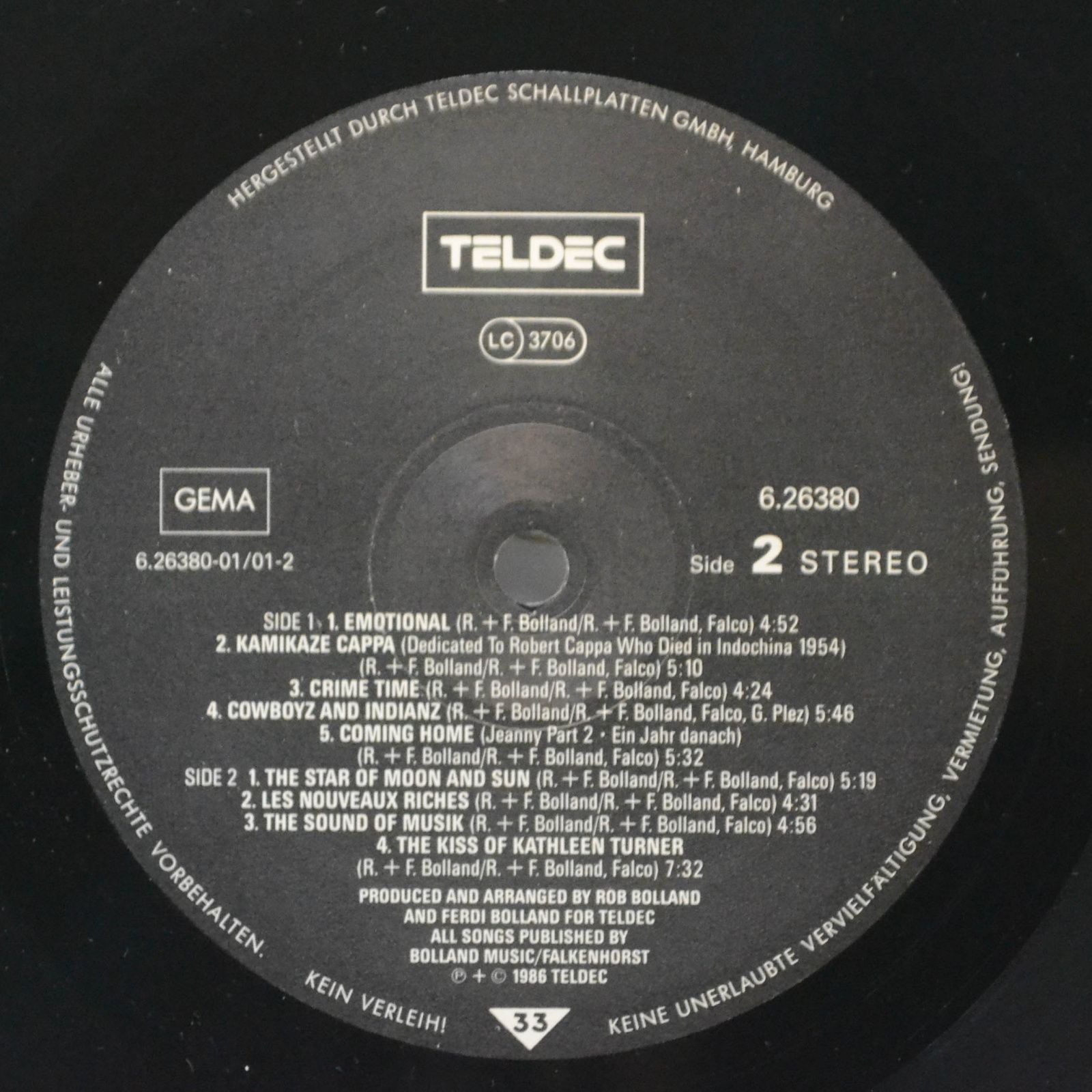 Falco — Emotional, 1986