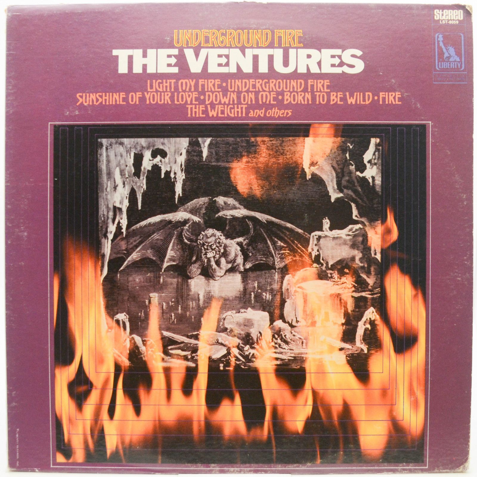 Ventures — Underground Fire (1-st, USA), 1969