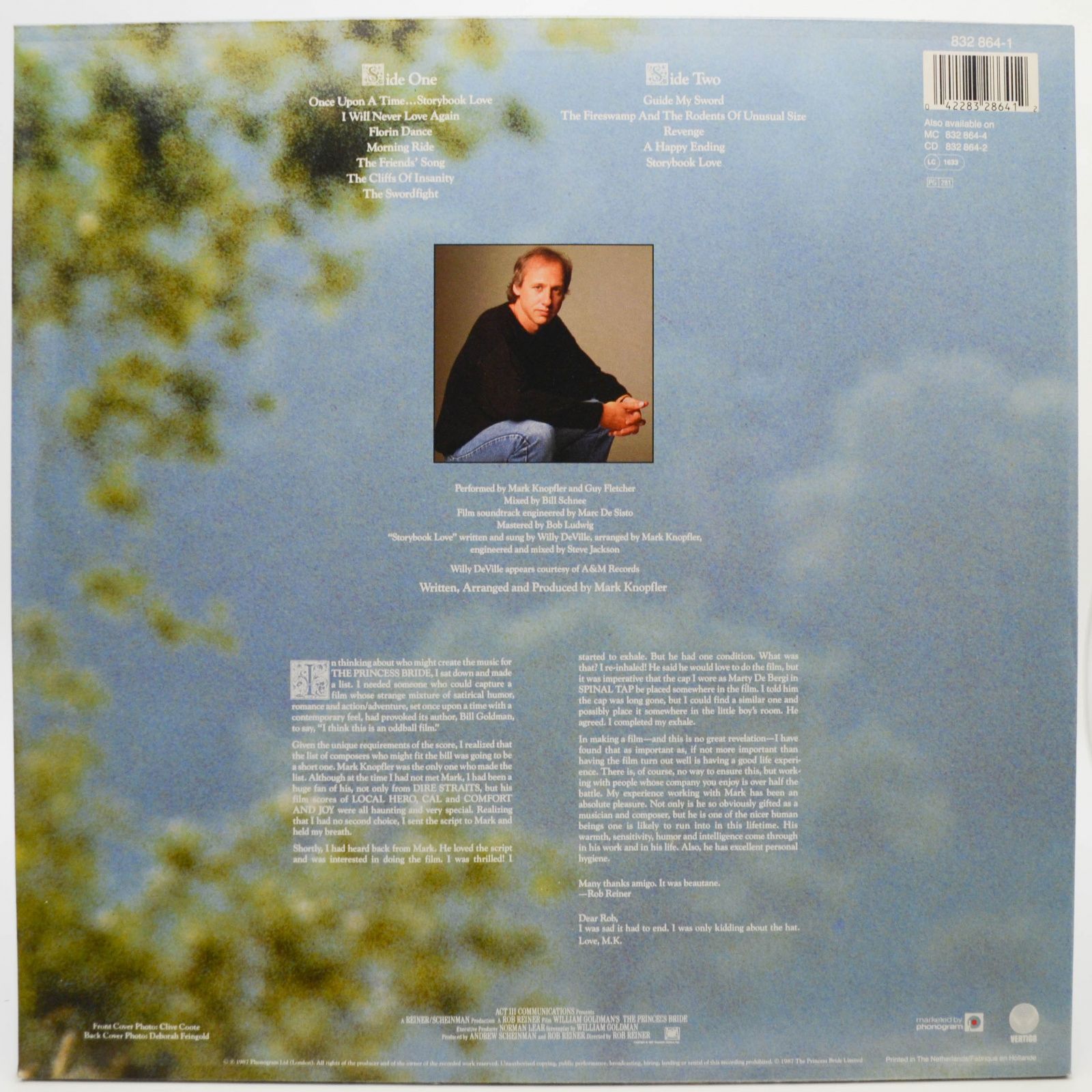 Mark Knopfler — The Princess Bride, 1987