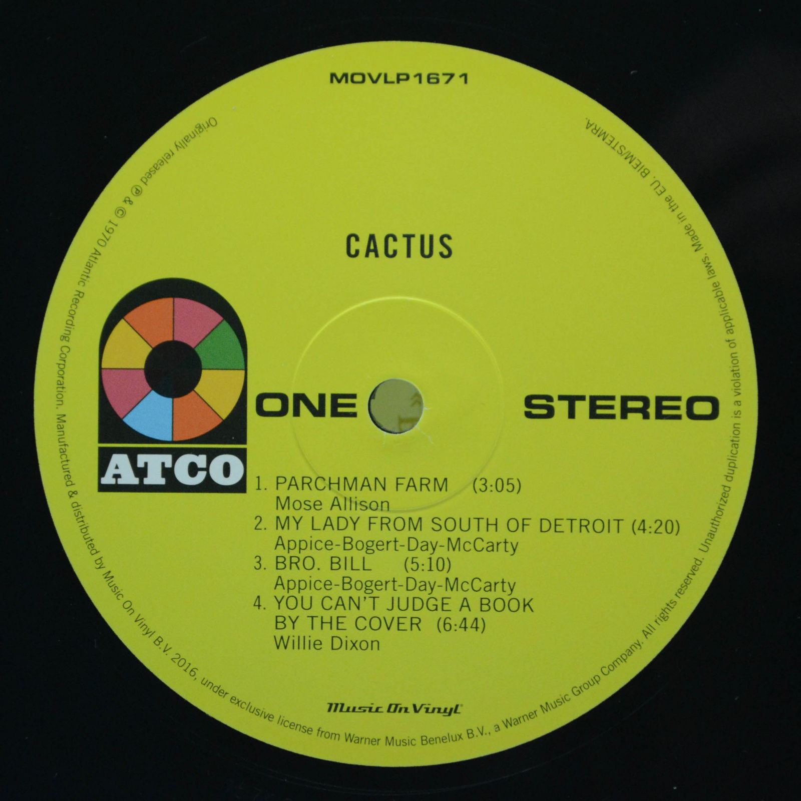 Cactus — Cactus, 1970