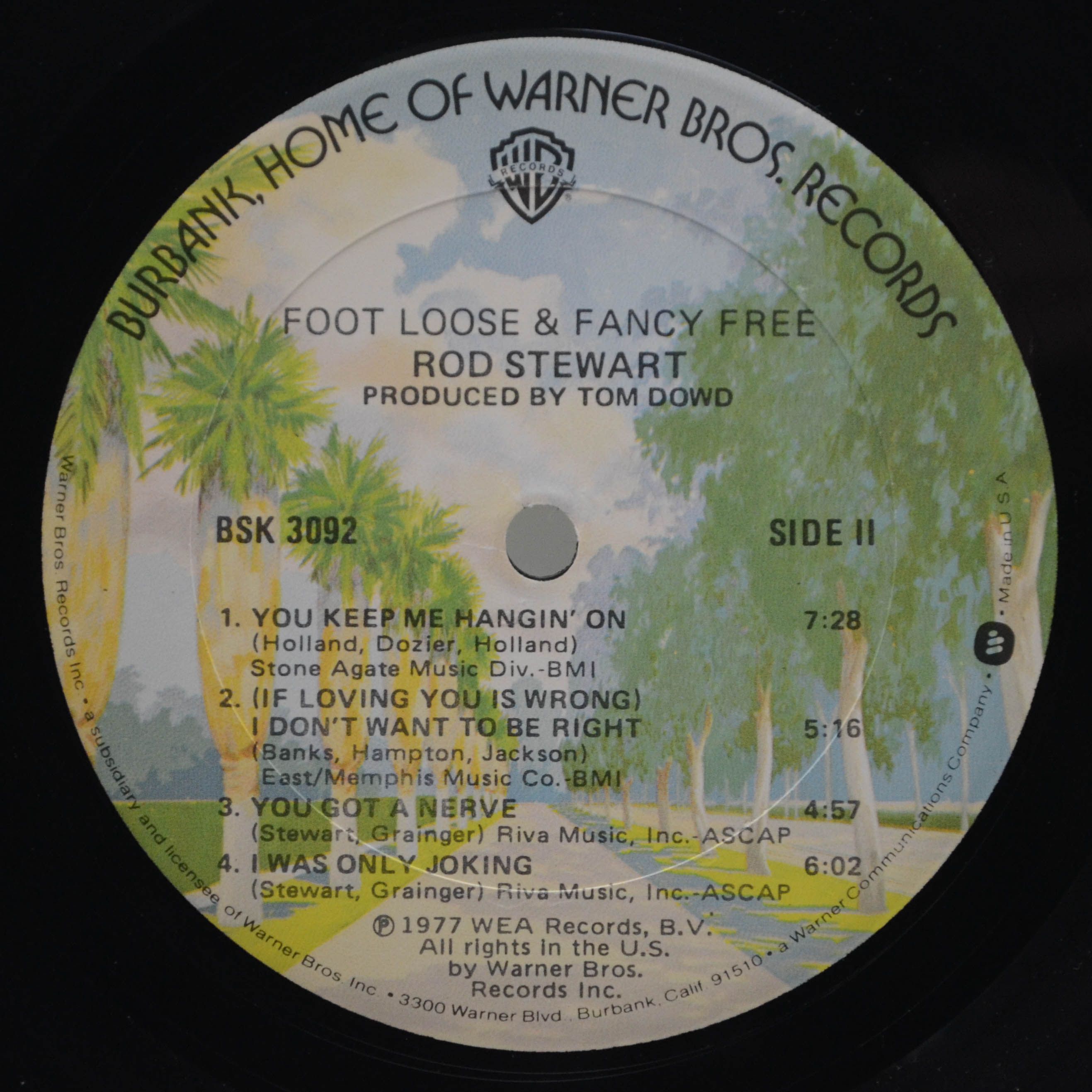 Rod Stewart — Foot Loose & Fancy Free (USA), 1977